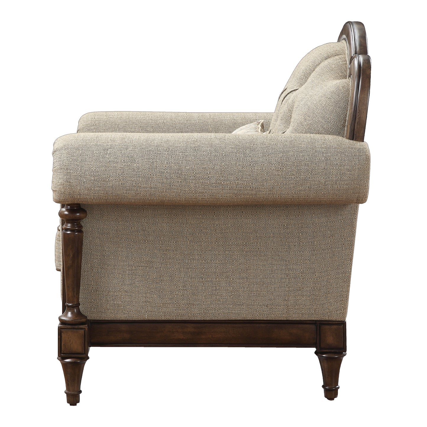 Homelegance Heath Court Accent Chair with Multi-color Textured Fabric 16829-1