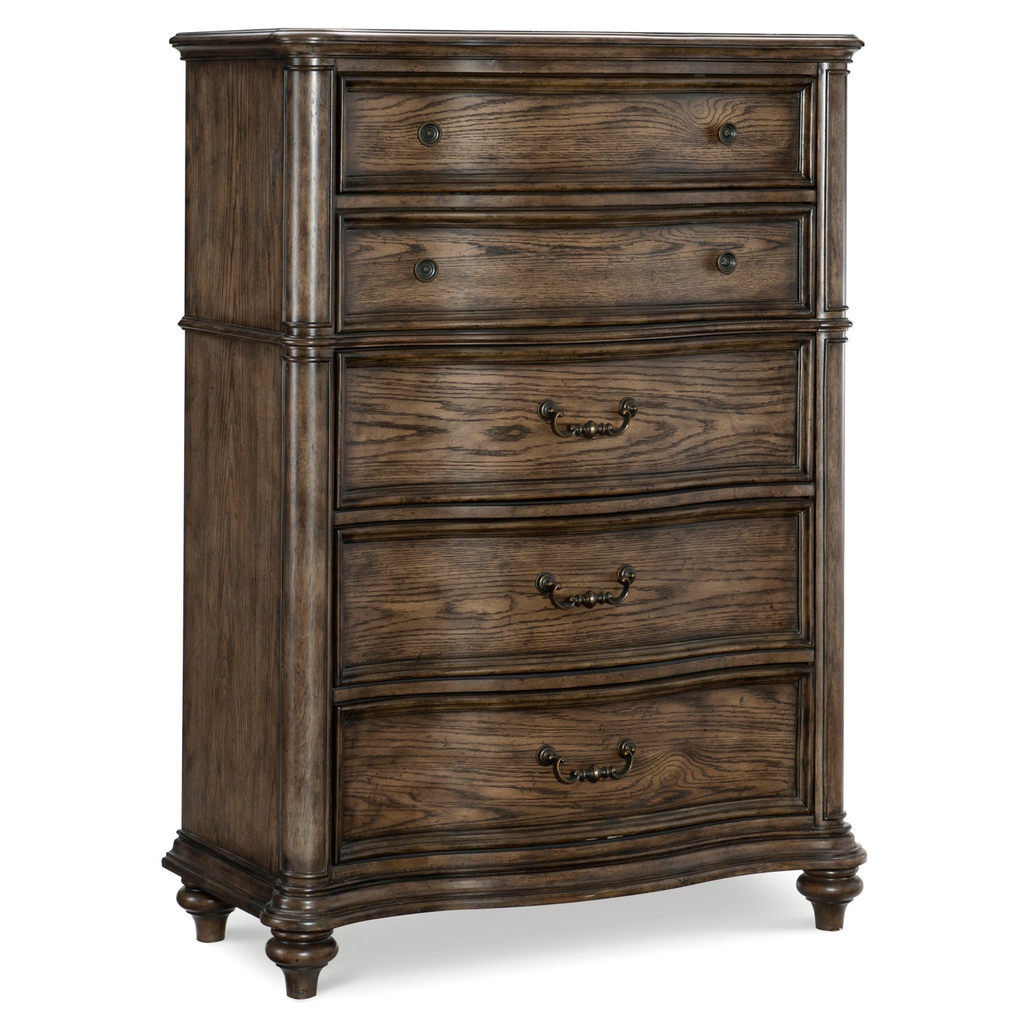 Homelegance Chest Heath Court Brown Oak Finish Elegant Storage Solution 1682-9