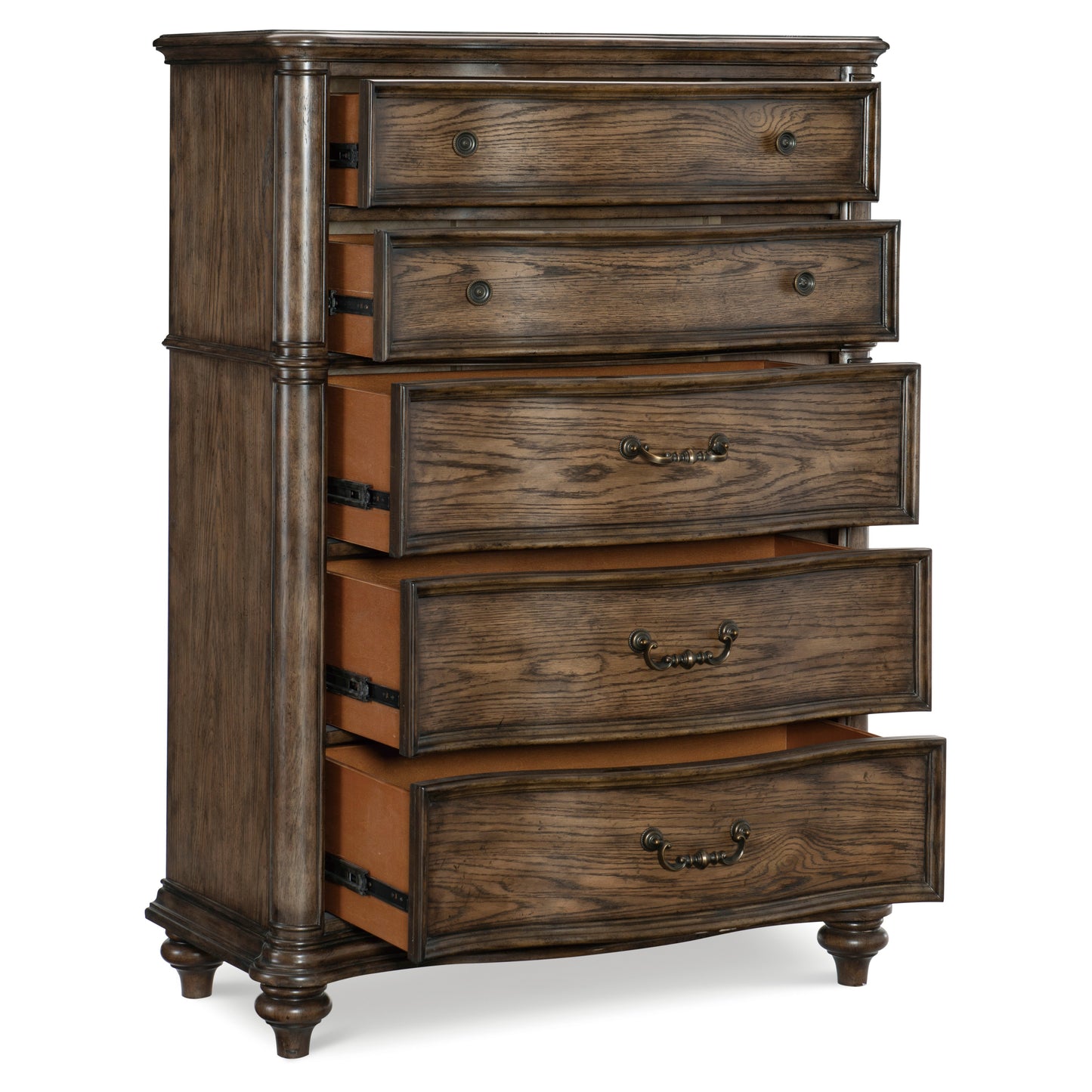 Homelegance Chest Heath Court Brown Oak Finish Elegant Storage Solution 1682-9
