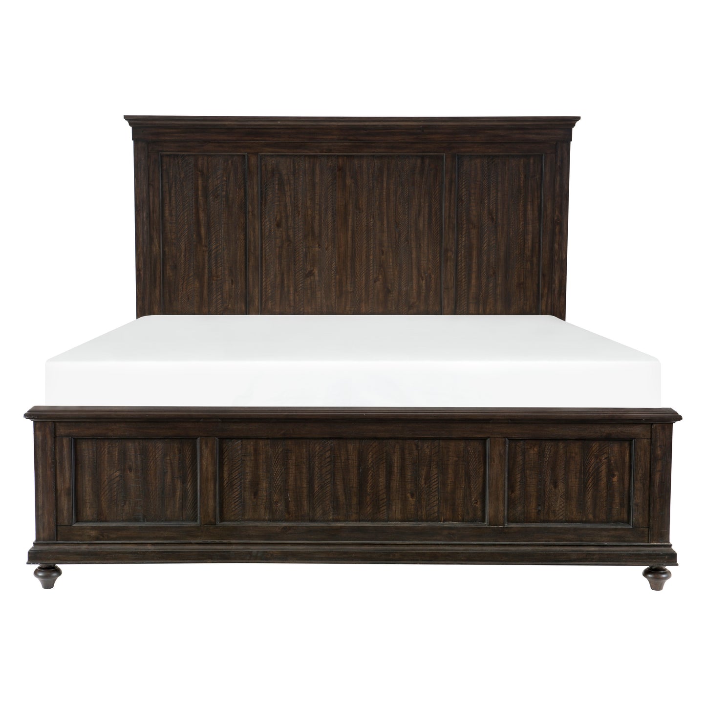 Homelegance Queen Bed Driftwood Charcoal Finish Cardano Style 1689-1