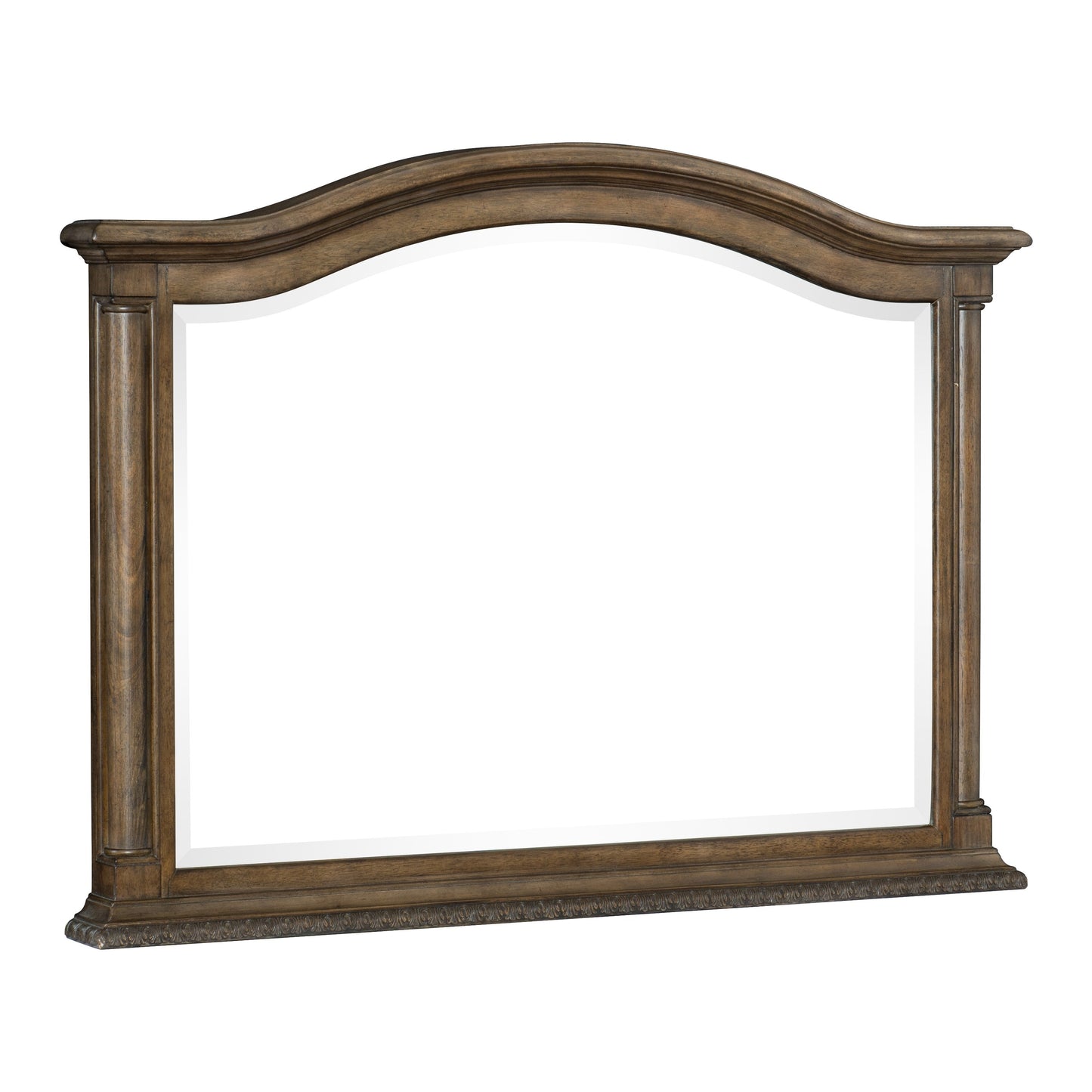Homelegance Dresser Mirror Rachelle Weathered Pecan Finish 1693-6