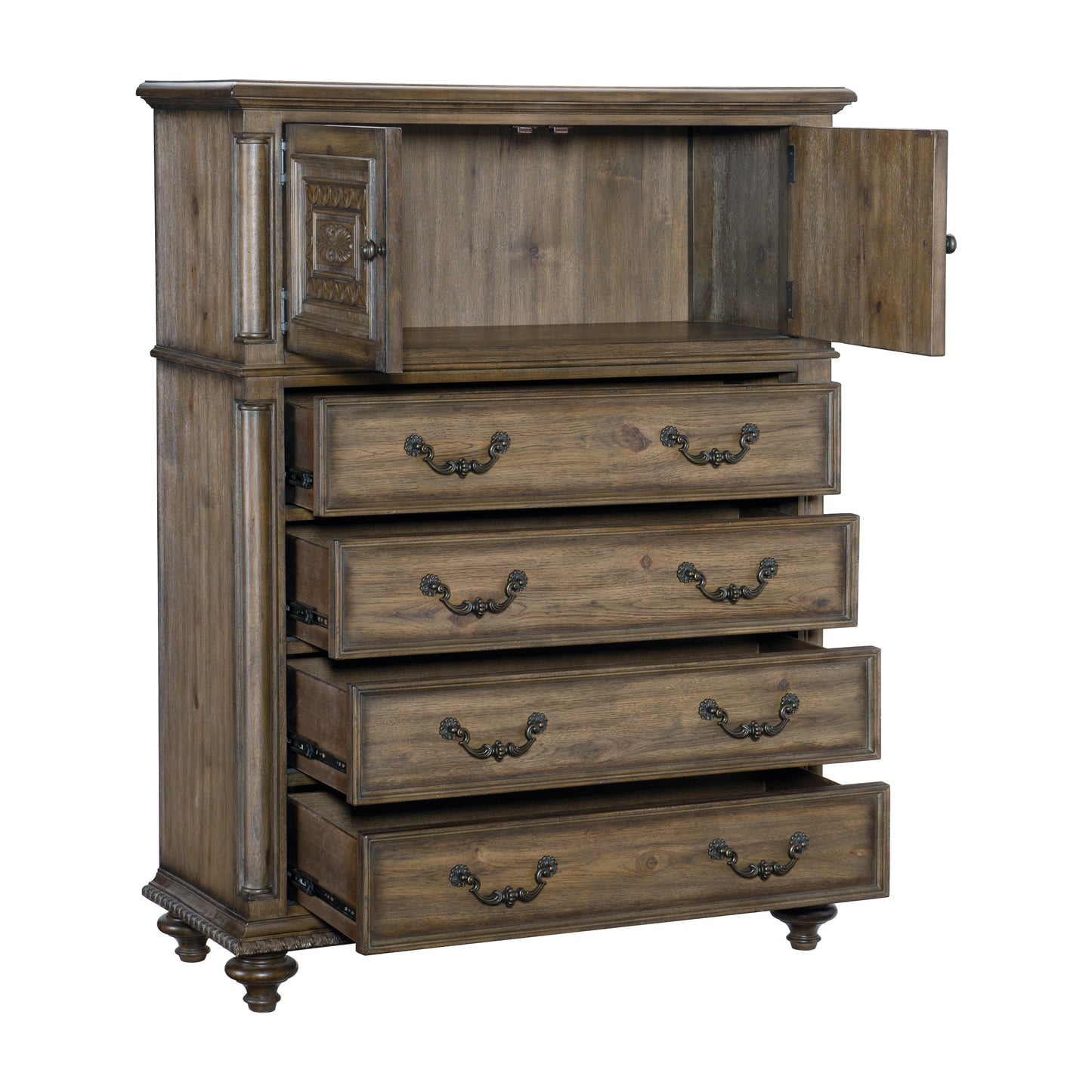 Homelegance Chest Rachelle Weathered Pecan Finish 1693-9