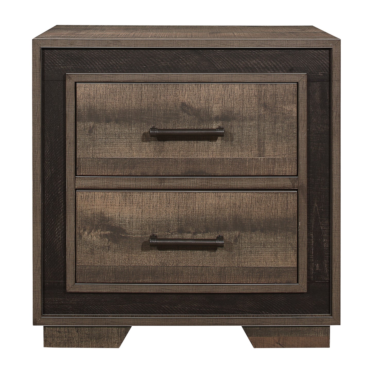Homelegance Nightstand Ellendale Mahogany Ebony Finish 1695-4