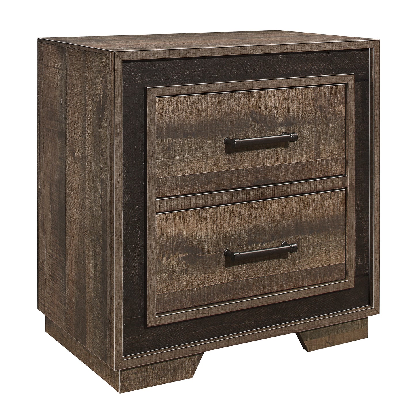 Homelegance Nightstand Ellendale Mahogany Ebony Finish 1695-4