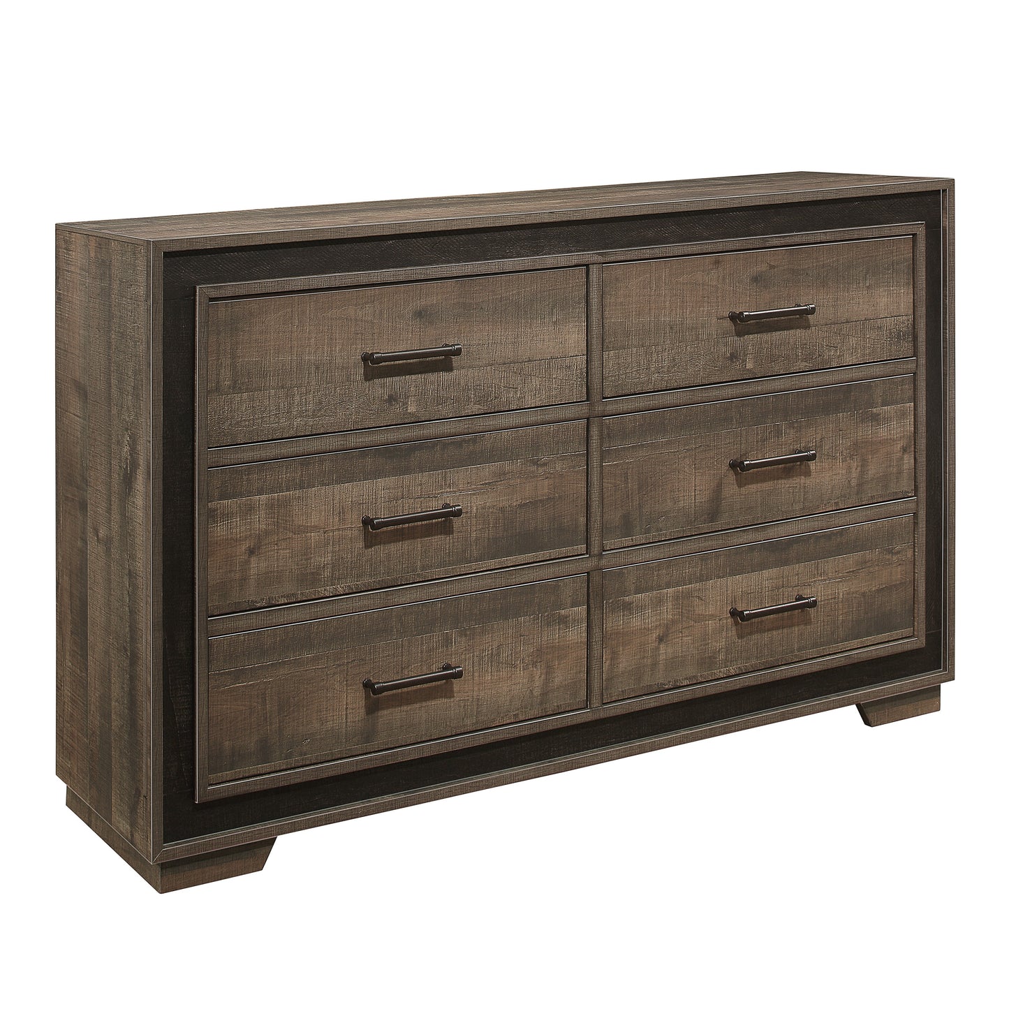 Homelegance Dresser Ellendale Rustic Mahogany Dark Ebony Finish 1695-5