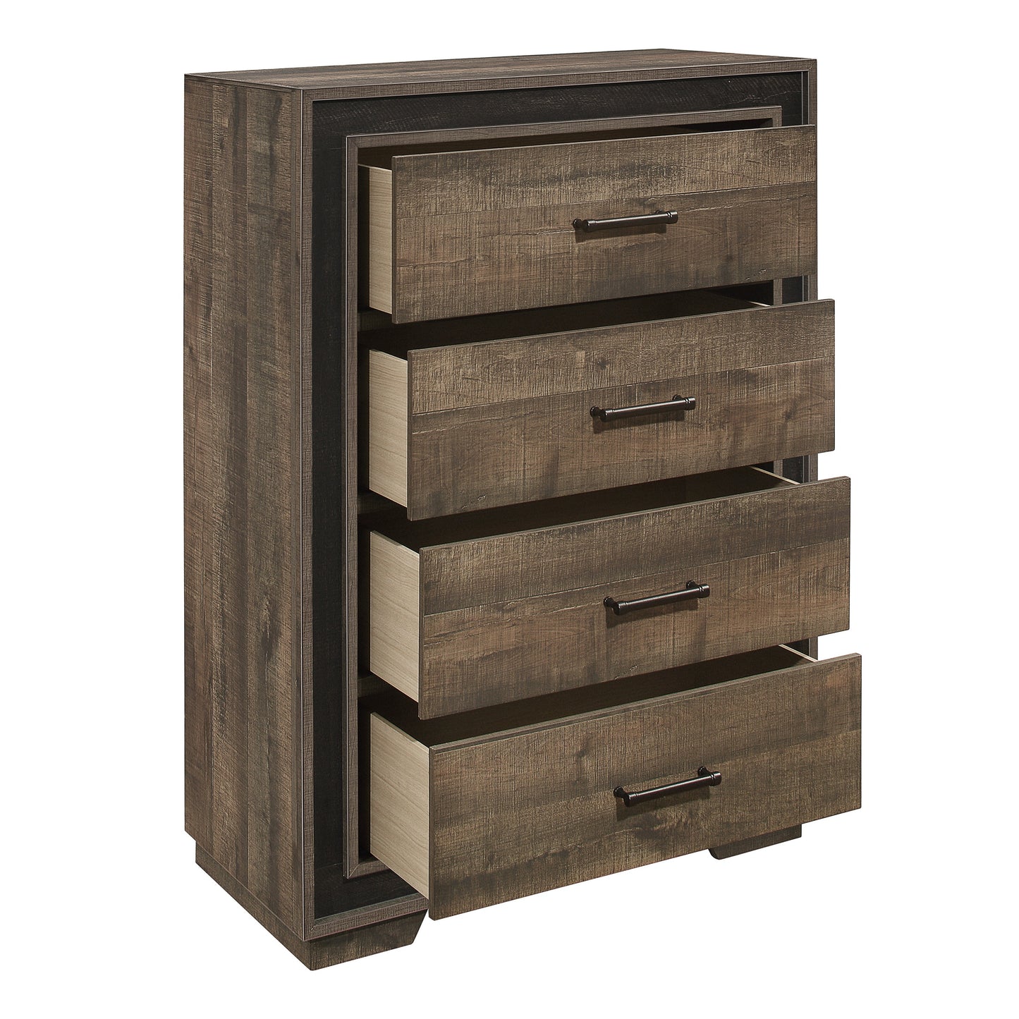 Homelegance Chest Ellendale Rustic Mahogany Dark Ebony Finish 1695-9