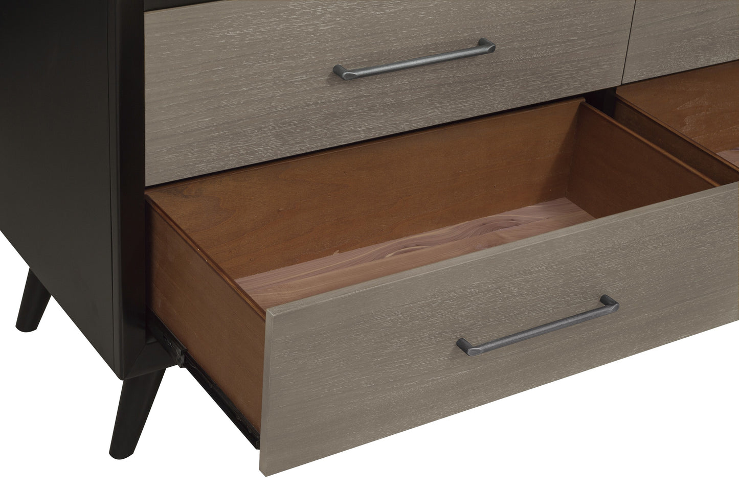 Homelegance Dresser Raku Barnwood Gray Black Walnut Finish 1711-5
