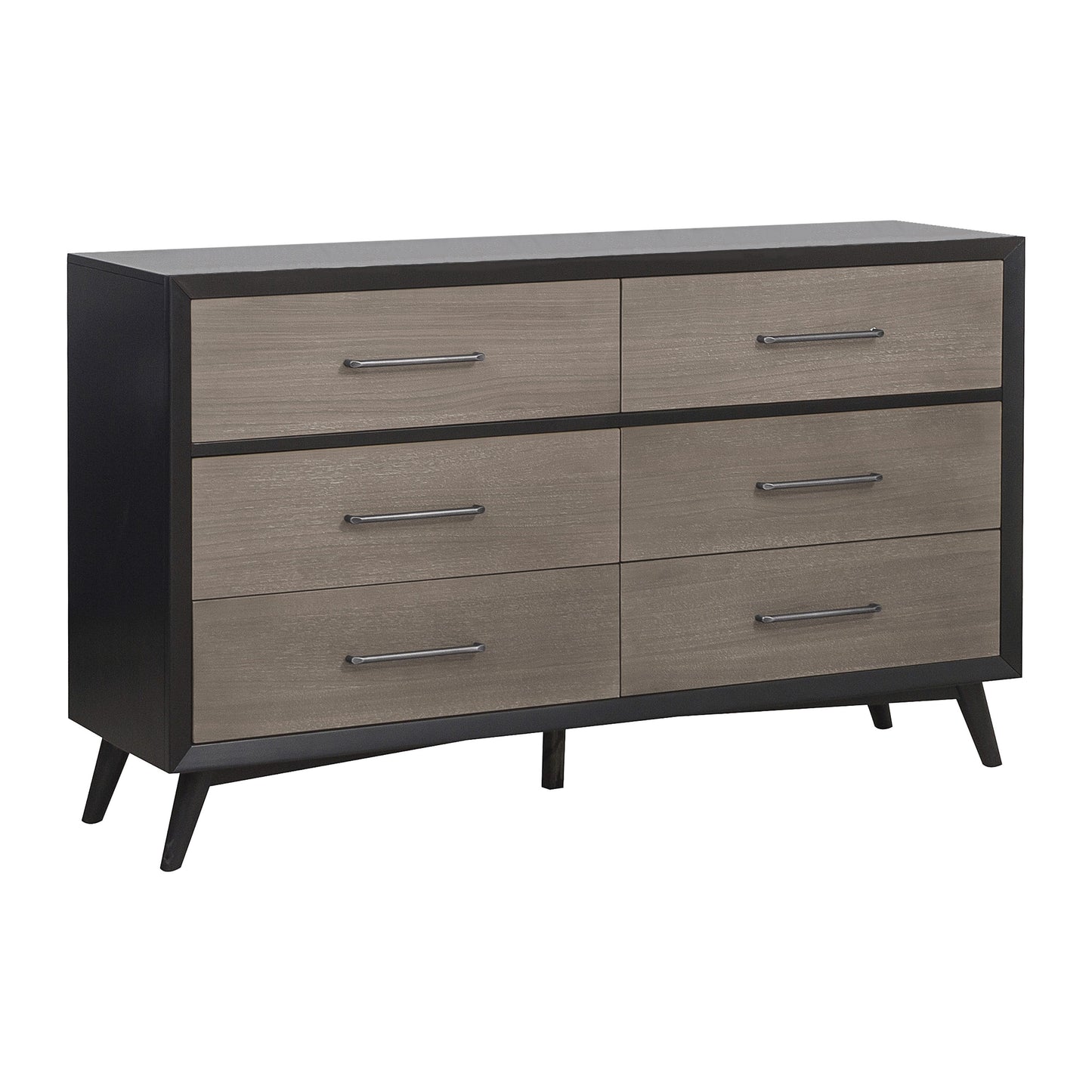 Homelegance Dresser Raku Barnwood Gray Black Walnut Finish 1711-5