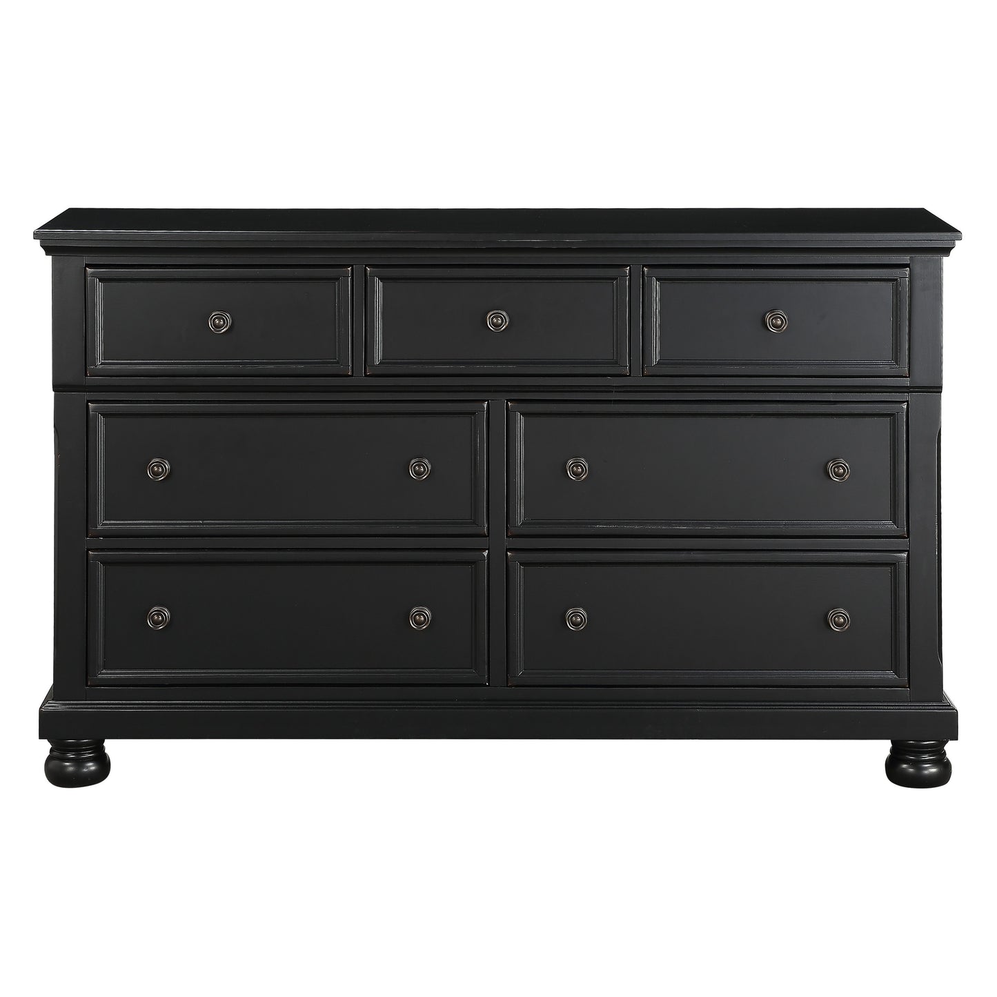 Homelegance Dresser Laurelin Black Sand-Through Finish 1714BK-5