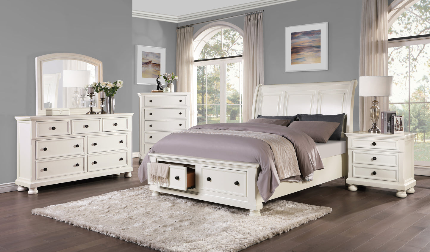 Homelegance Chest Laurelin White Finish Timeless Design and Functionality 1714W-9