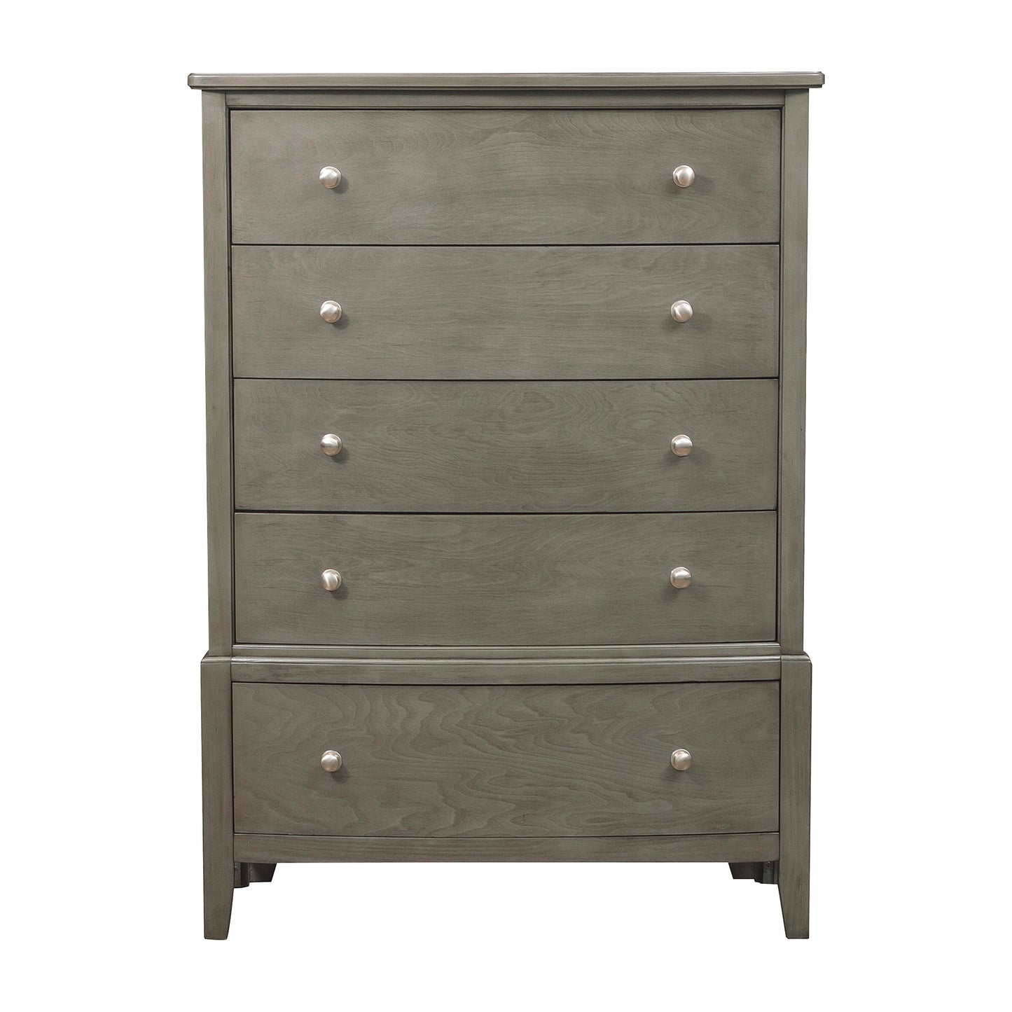 Homelegance Chest Gray Cotterill Transitional Design with 5 Drawers 1730GY-9