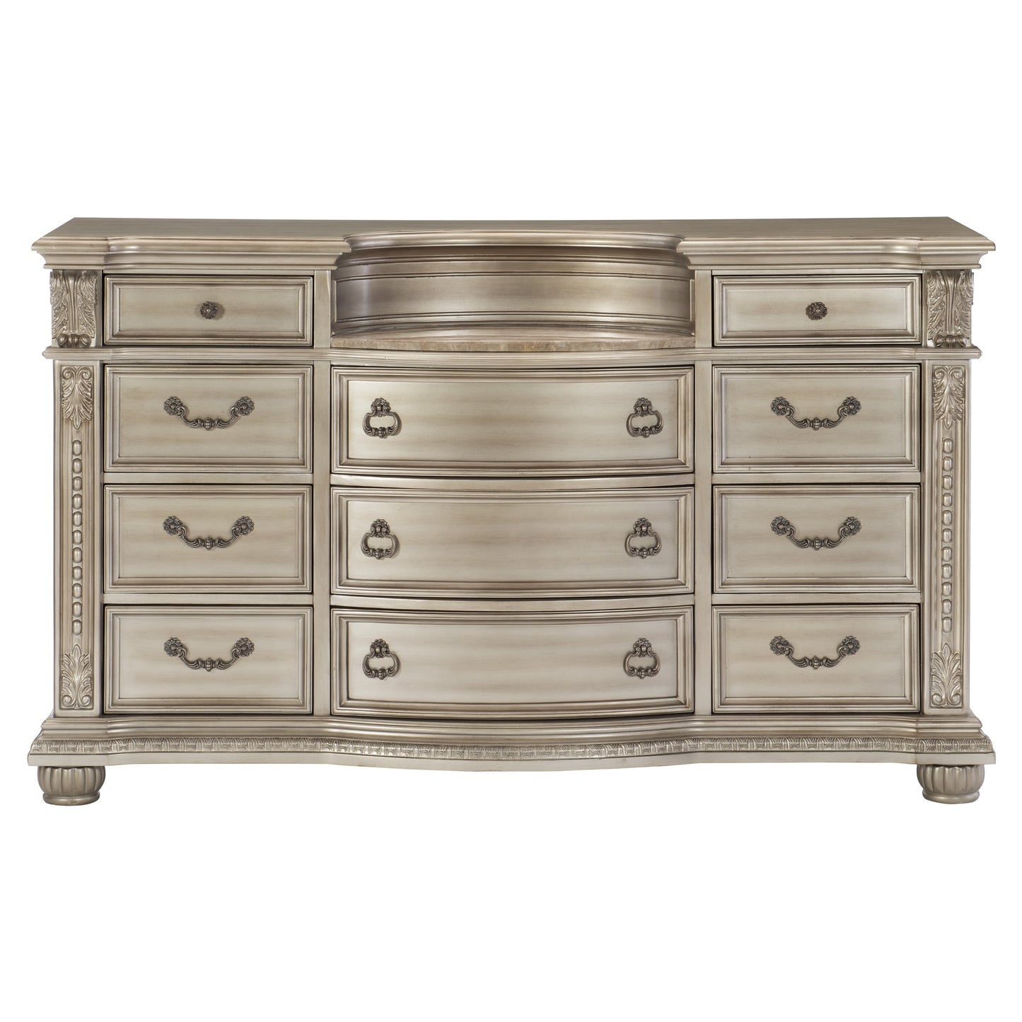 Homelegance Dresser Cavalier Silver Finish Elegant Design 1757SV-5