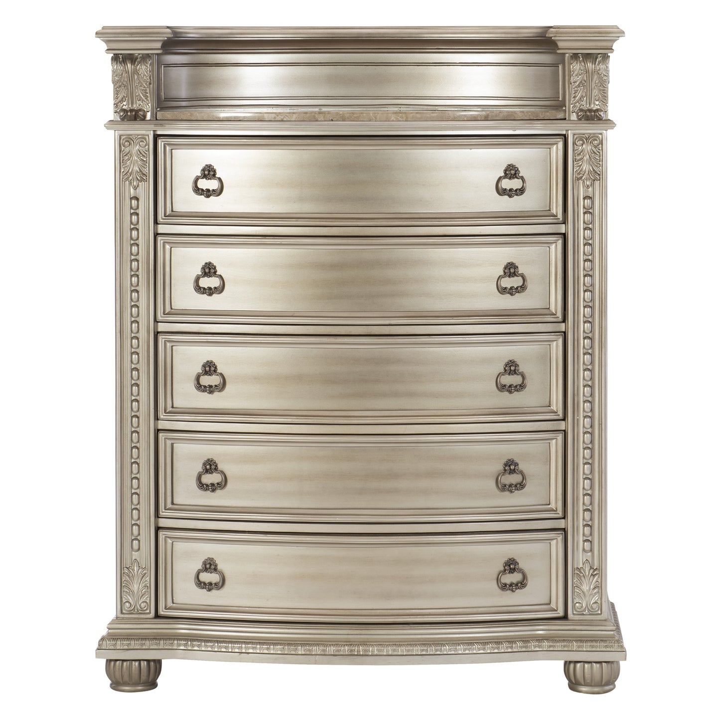 Homelegance Chest Cavalier Silver Finish Elegant Design 1757SV-9