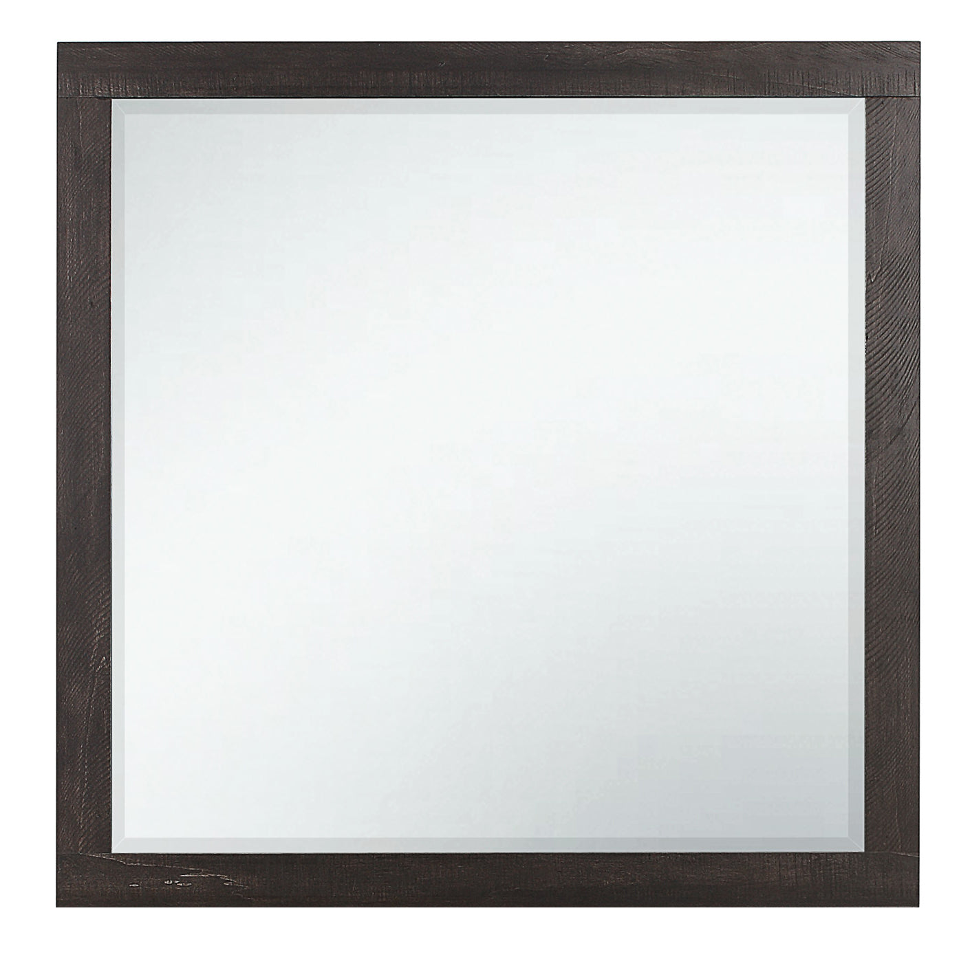 Homelegance Dresser Mirror Miter Rustic Mahogany Dark Ebony Finish 1762-6