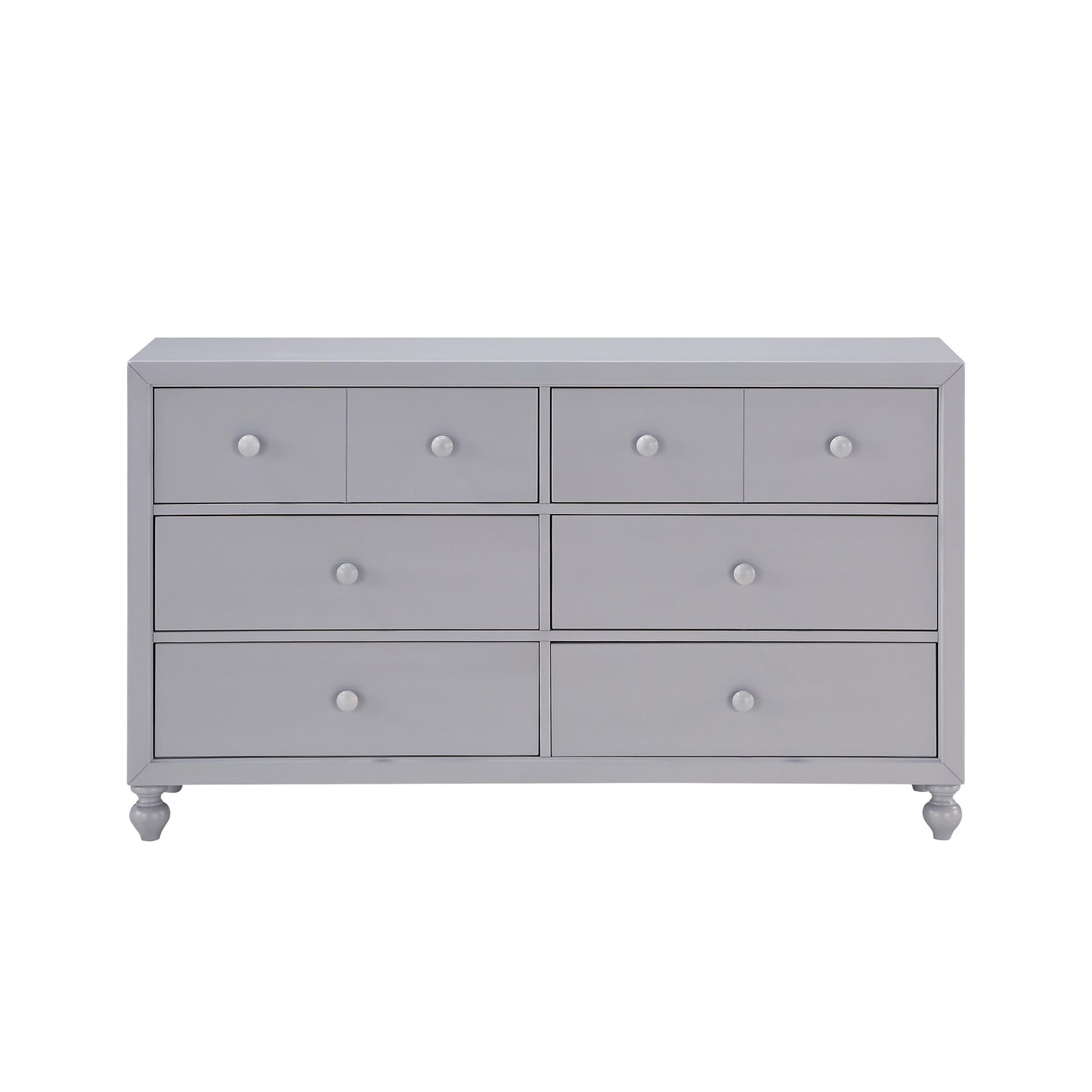 Homelegance Dresser Wellsummer Gray Finish Modern Farmhouse Style 1803GY-5