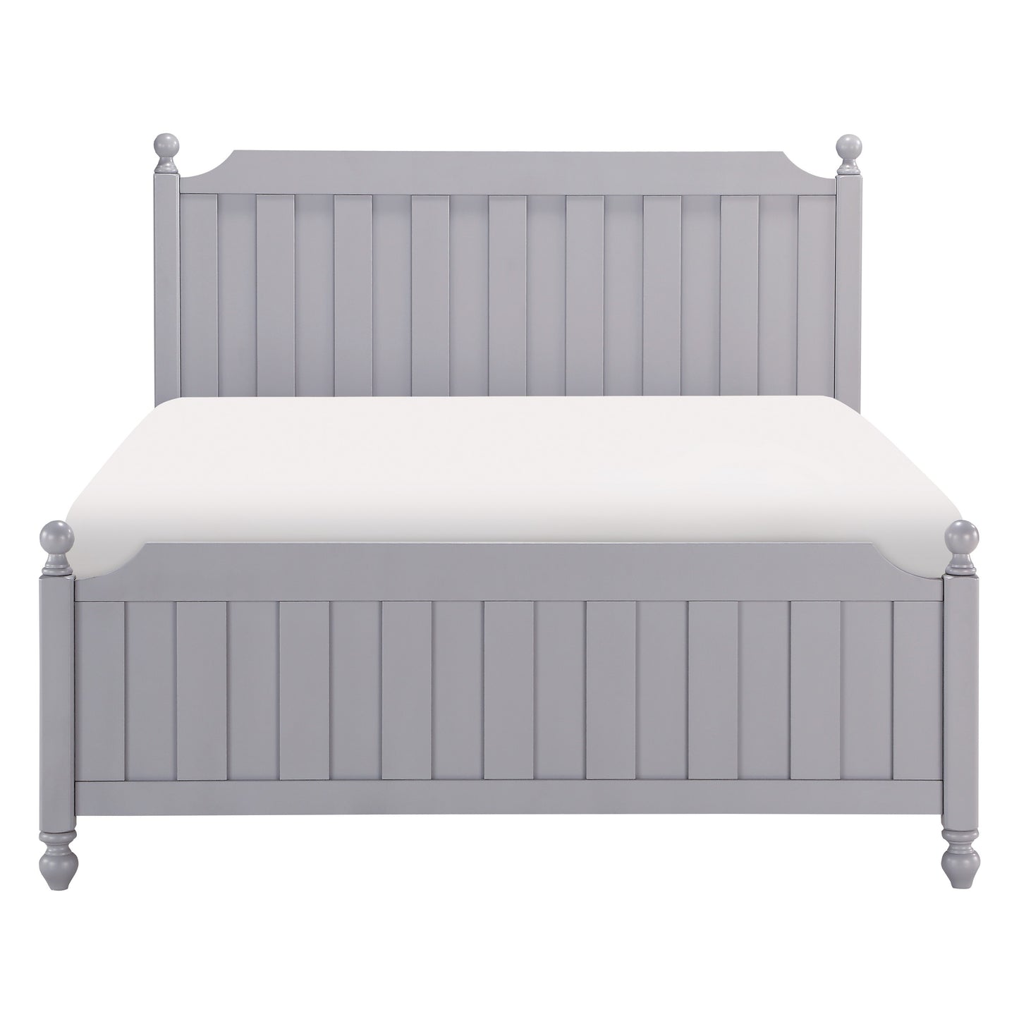Homelegance Queen Bed Wellsummer Gray Finish 1803GY-1