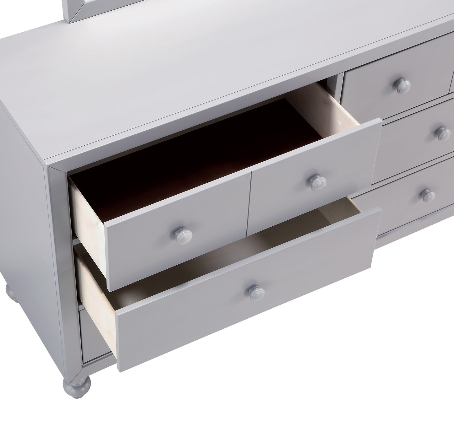 Homelegance Dresser Wellsummer Gray Finish Modern Farmhouse Style 1803GY-5