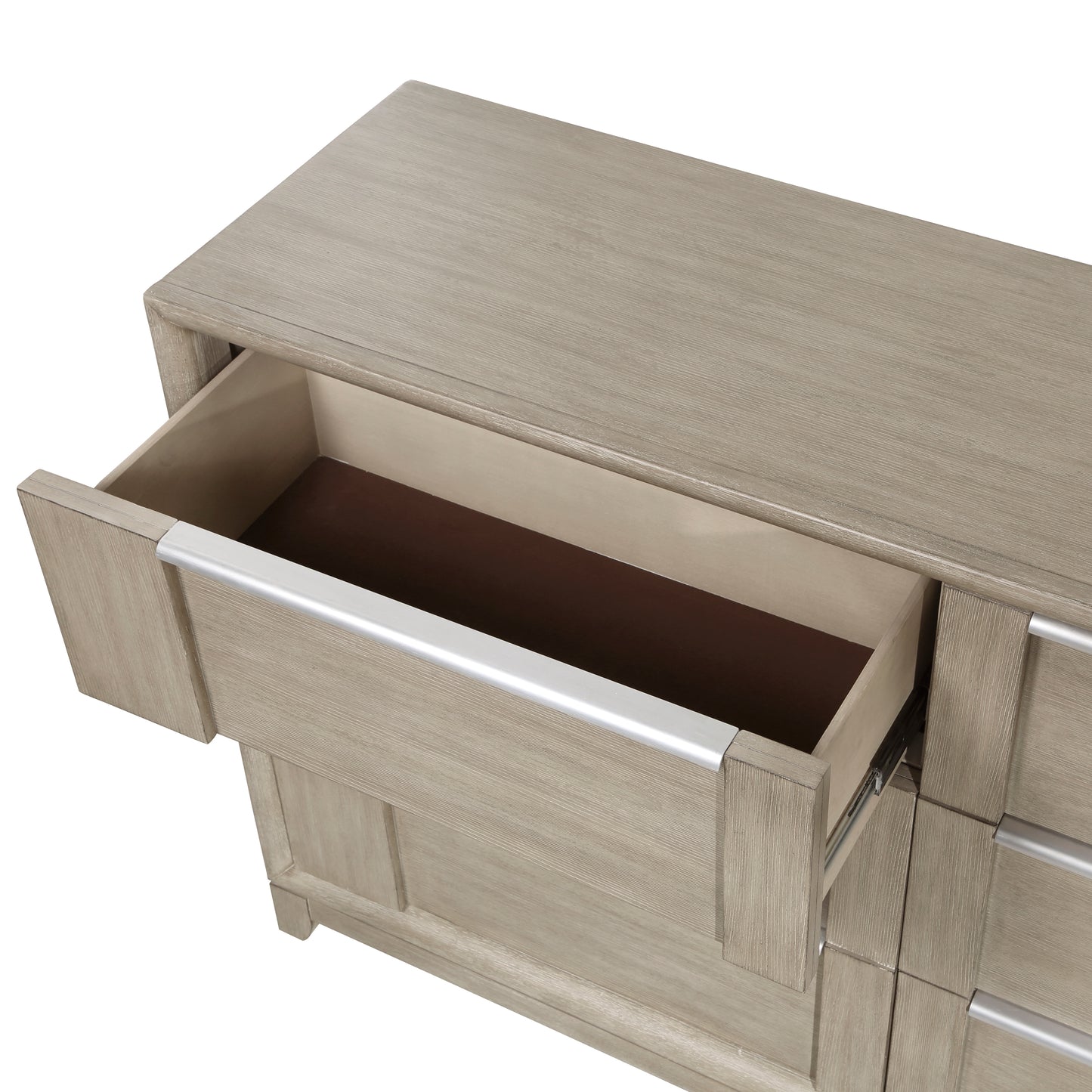 Homelegance Dresser McKewen Light Gray Finish Elegant Storage Solution 1820N-5
