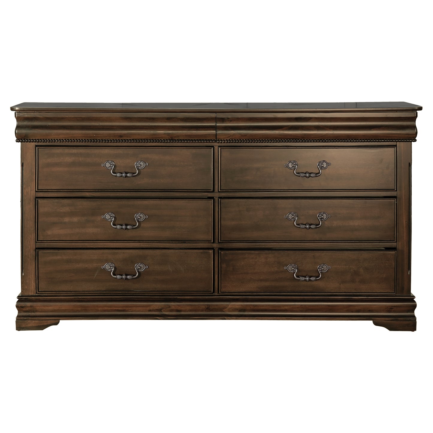 Homelegance Dresser Mont Belvieu Dark Cherry Finish Elegant Storage Solution 1869-5