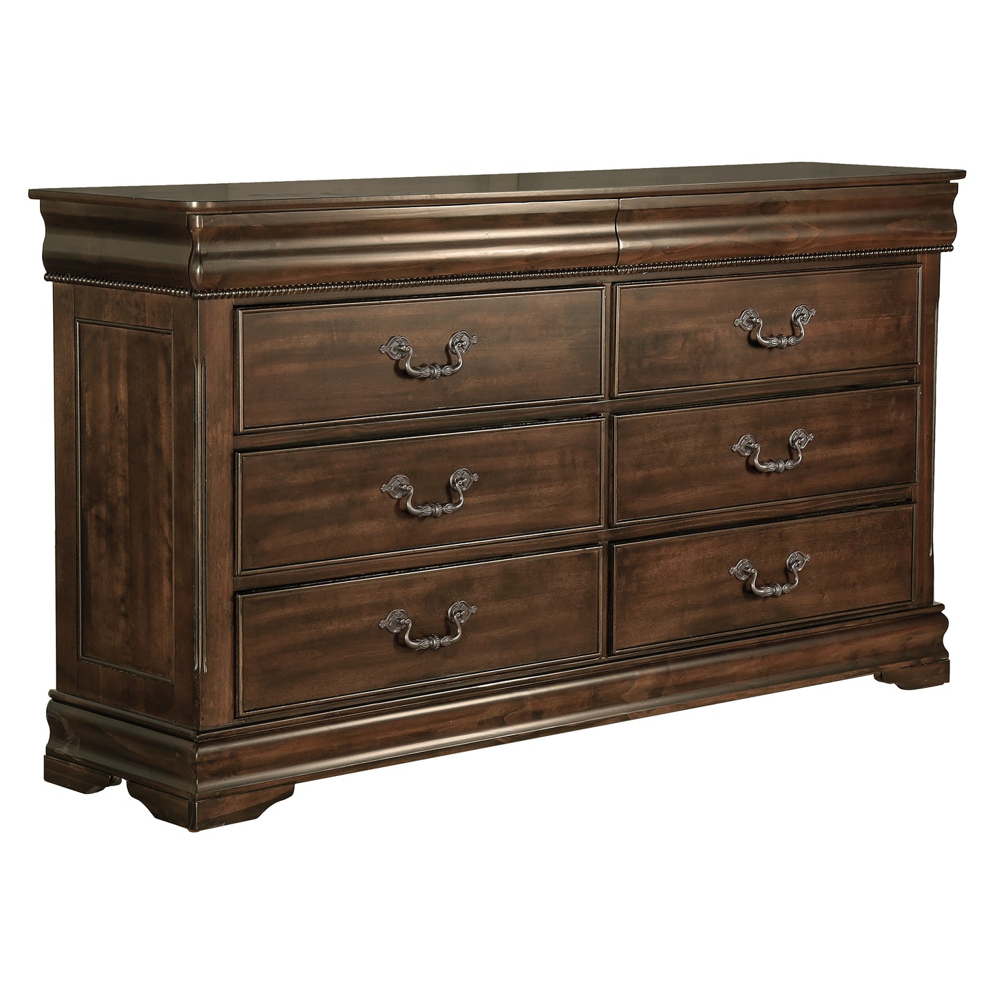 Homelegance Dresser Mont Belvieu Dark Cherry Finish Elegant Storage Solution 1869-5
