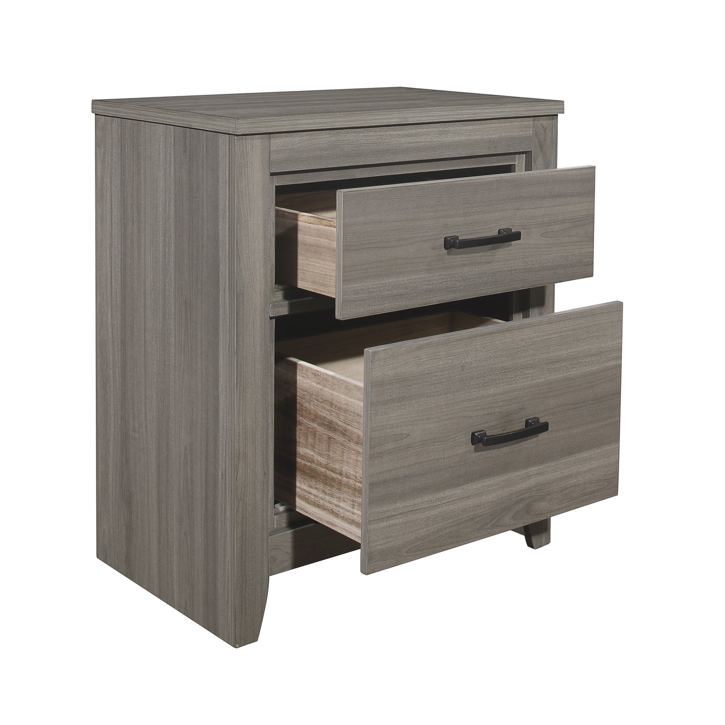 Homelegance Waldorf Nightstand Dark Gray Finish 1902-4