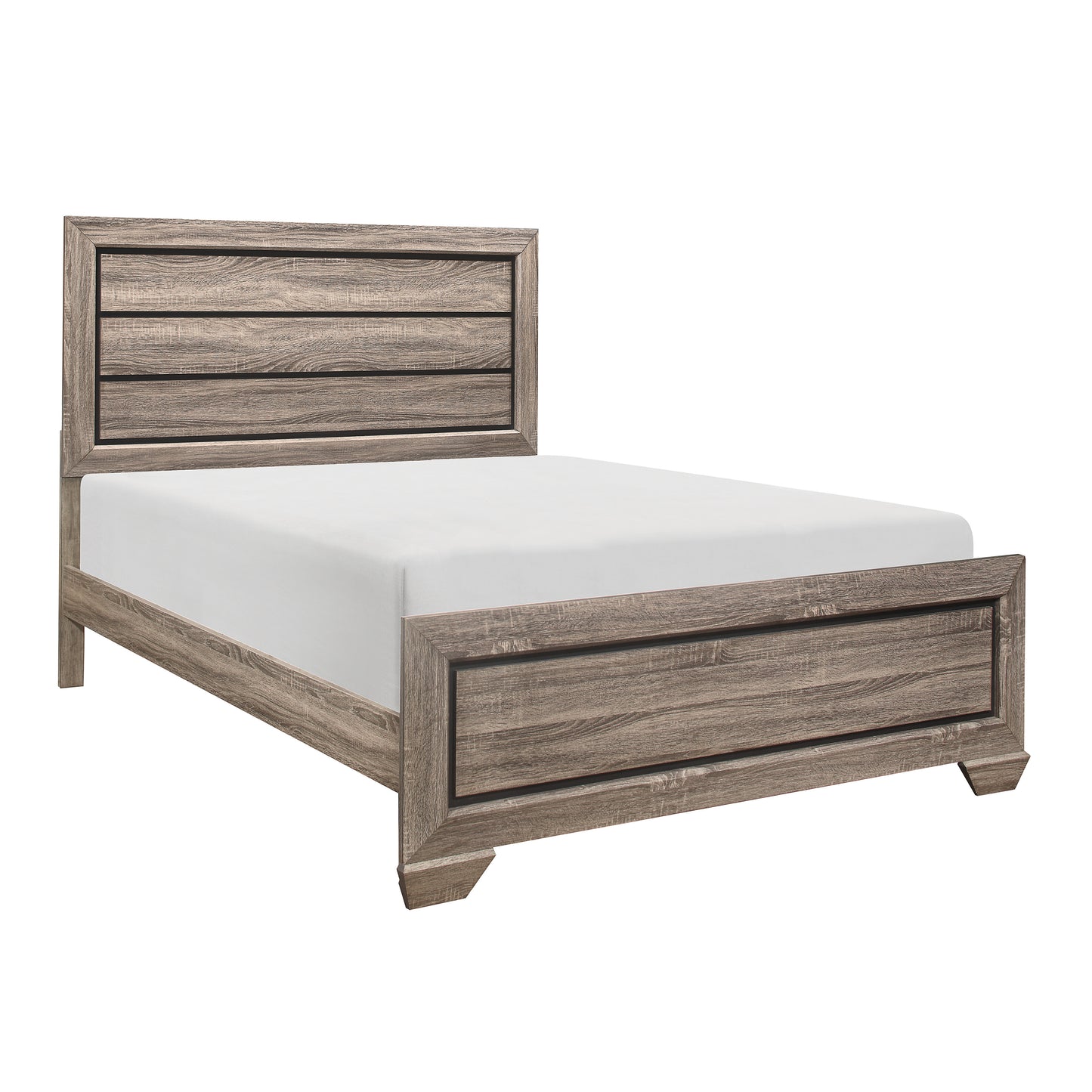 Homelegance Queen Bed Beechnut Natural Finish 1904-1