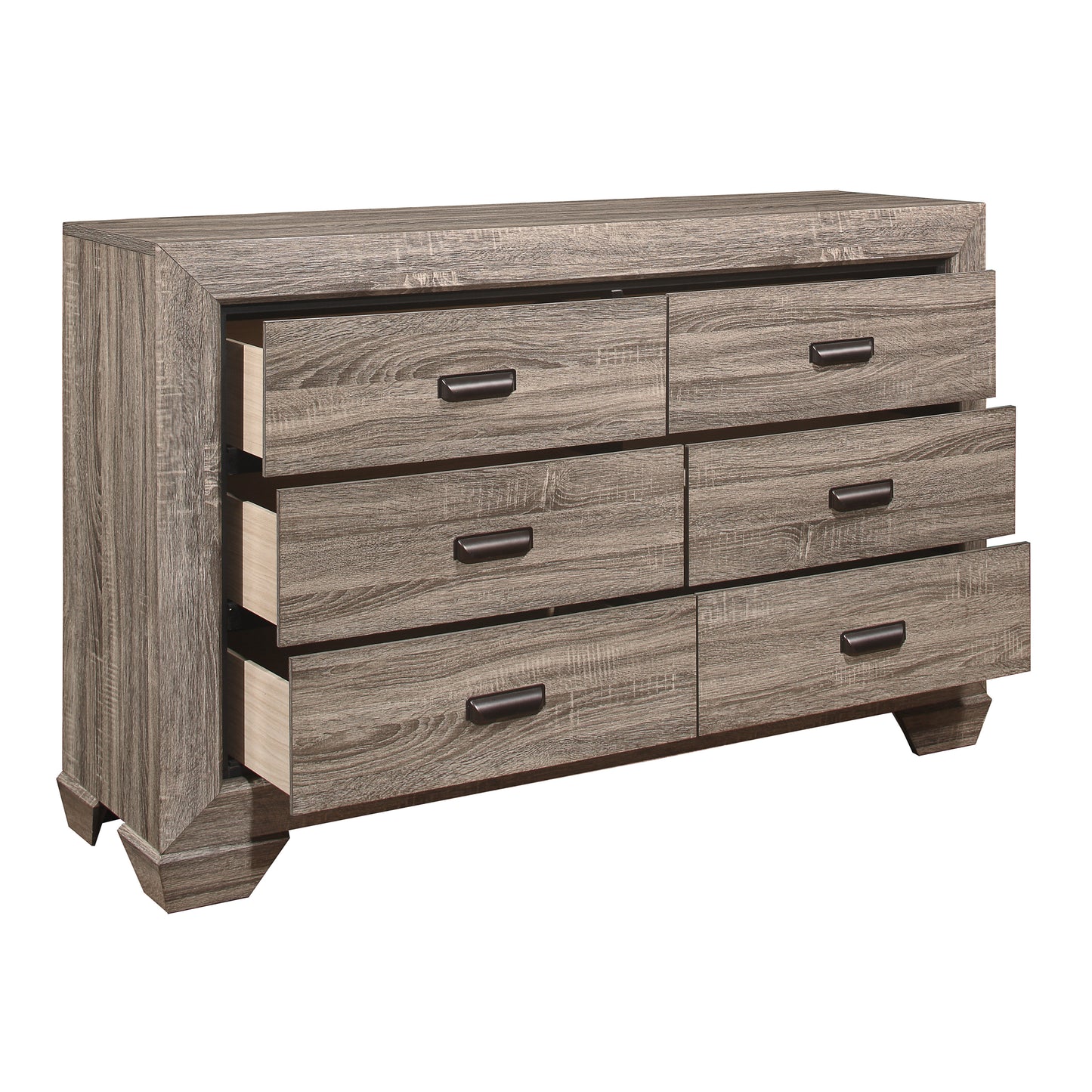 Homelegance Dresser Beechnut Natural Finish Elegant Storage Solution 1904-5