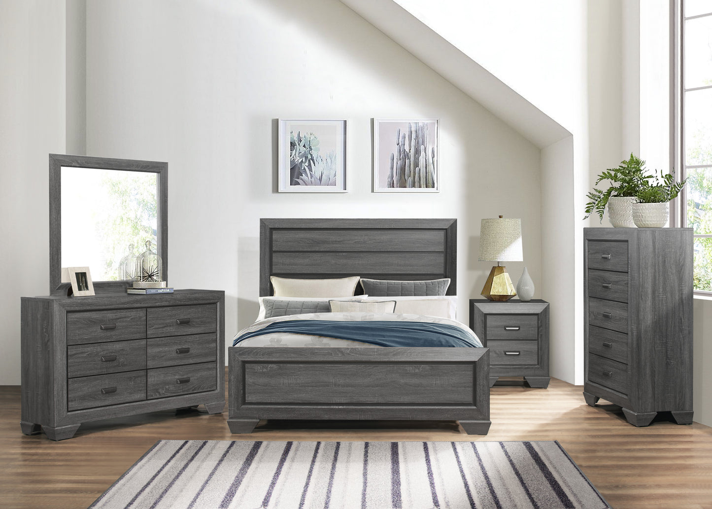 Homelegance Beechnut Dresser Gray Finish 1904GY-5