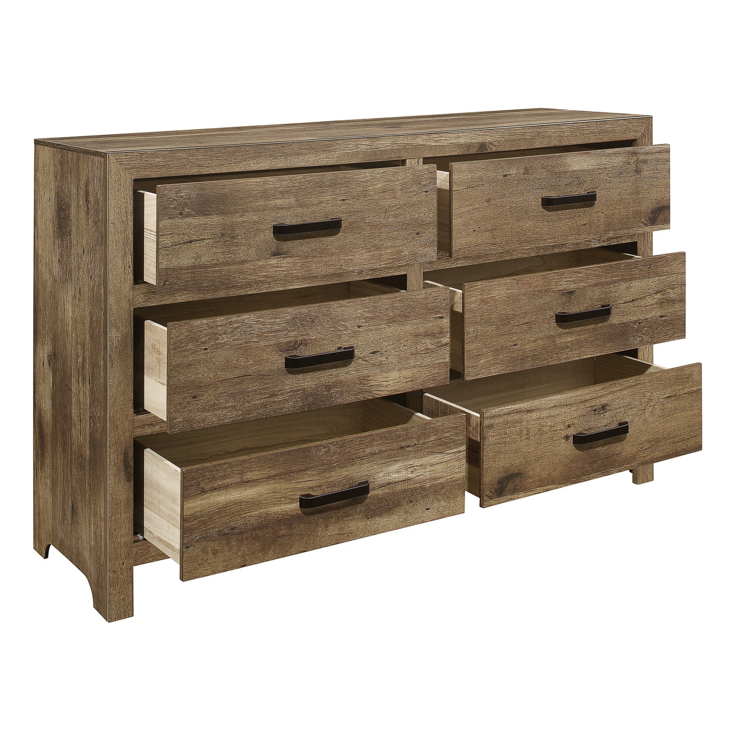 Homelegance Dresser Mandan Weathered Pine Finish 1910-5