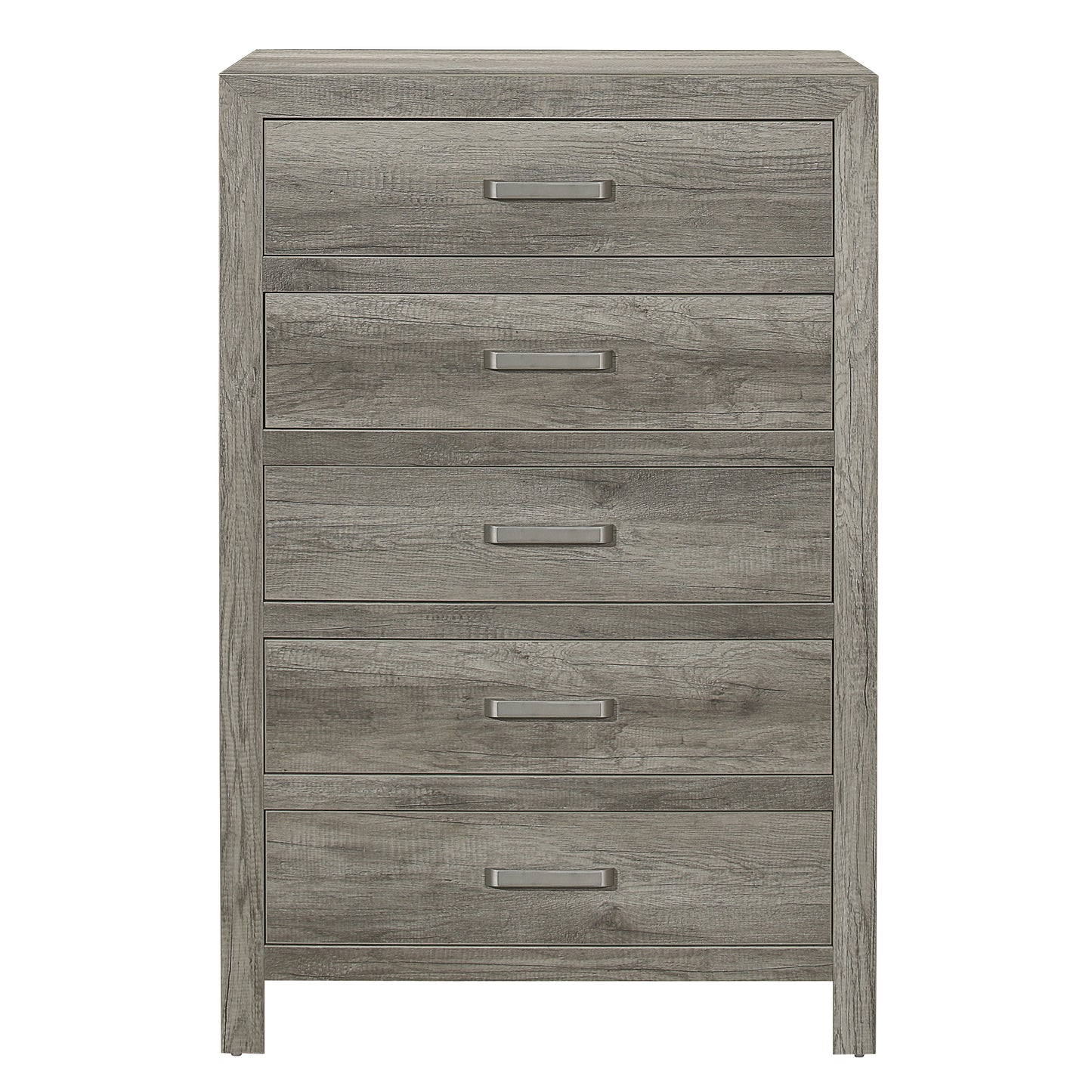 Homelegance Chest Mandan Weathered Gray Finish with Five Drawers 1910GY-9