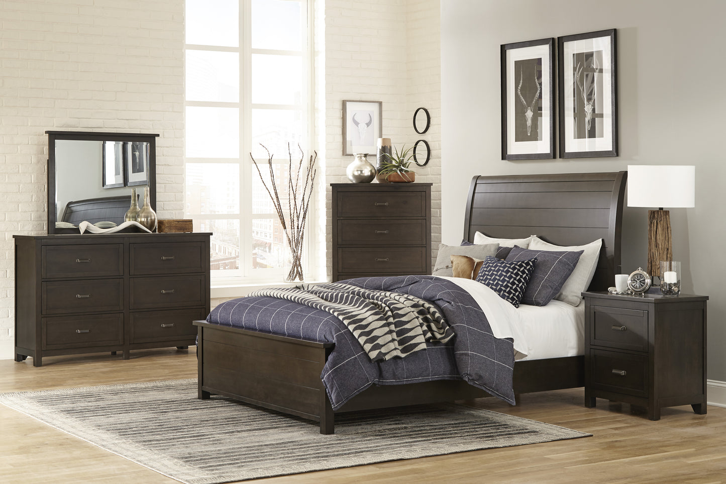 Homelegance Chest Hebron Dark Cherry Finish 1923-9