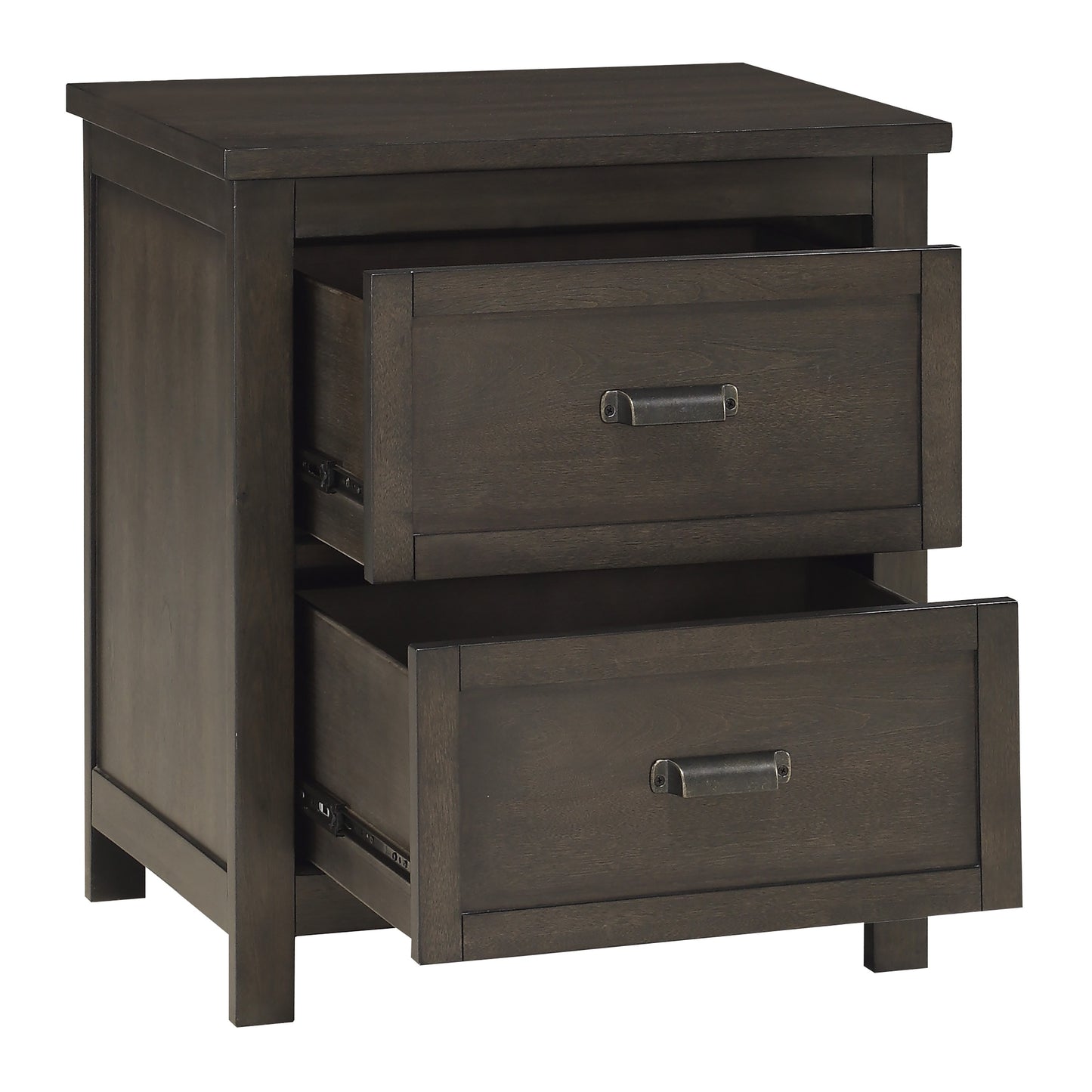 Homelegance Nightstand Hebron Dark Cherry Finish 1923-4