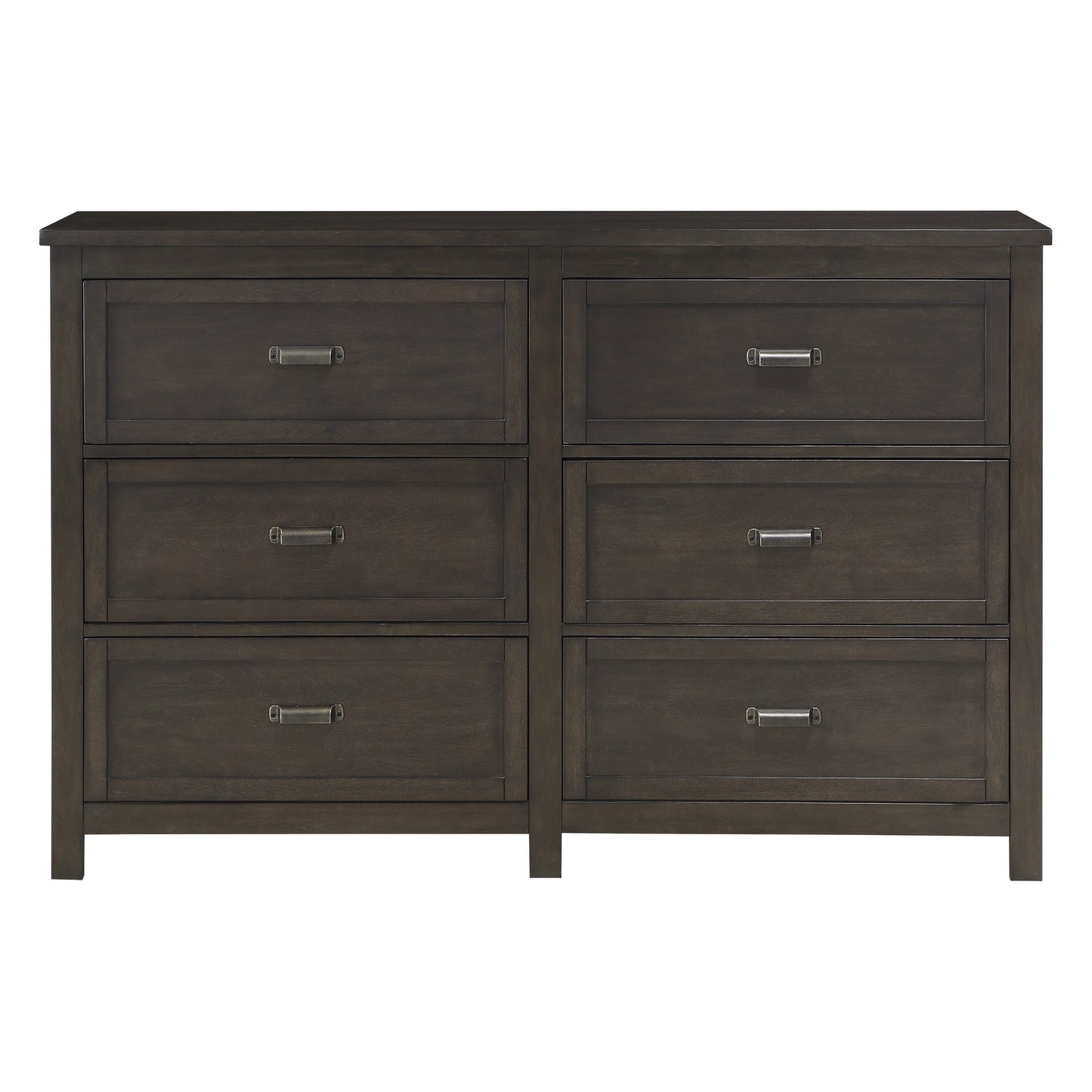 Homelegance Hebron Dresser Dark Cherry Finish with Bronze Pulls 1923-5