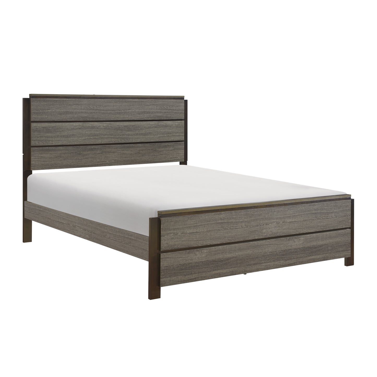 Homelegance Vestavia Queen Bed Antique Gray Finish 1936-1