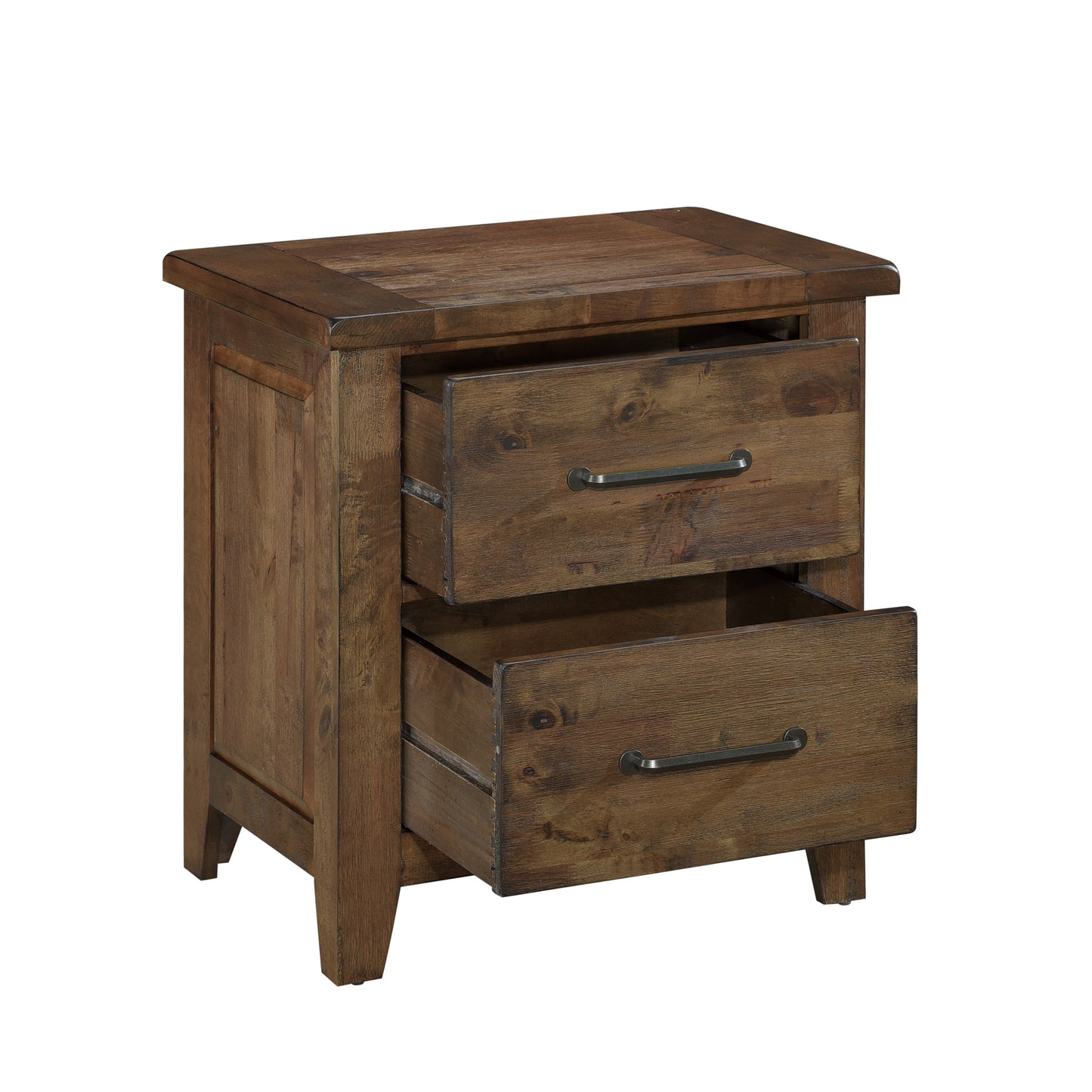 Homelegance Nightstand Jerrick Burnished Brown 1957-4