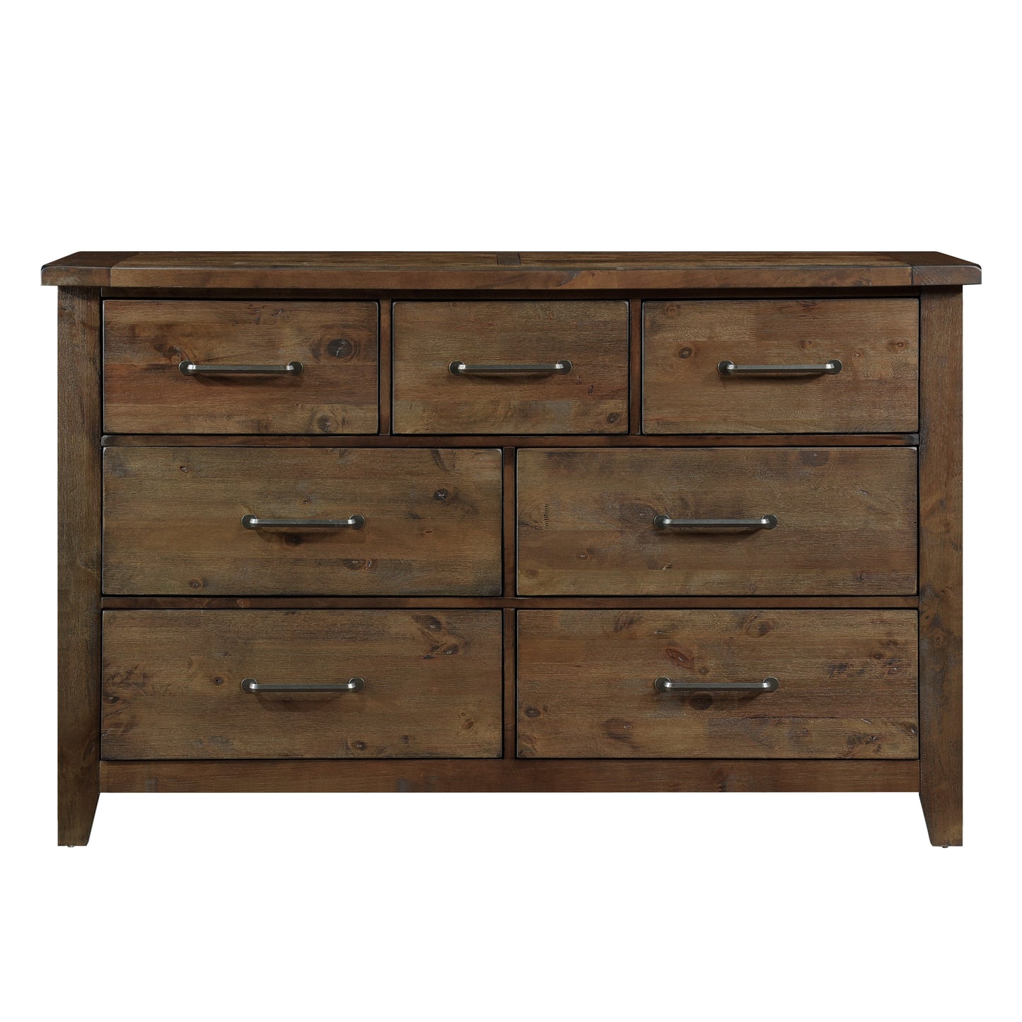 Homelegance Jerrick Dresser Burnished Brown Finish with 7 Drawers 1957-5