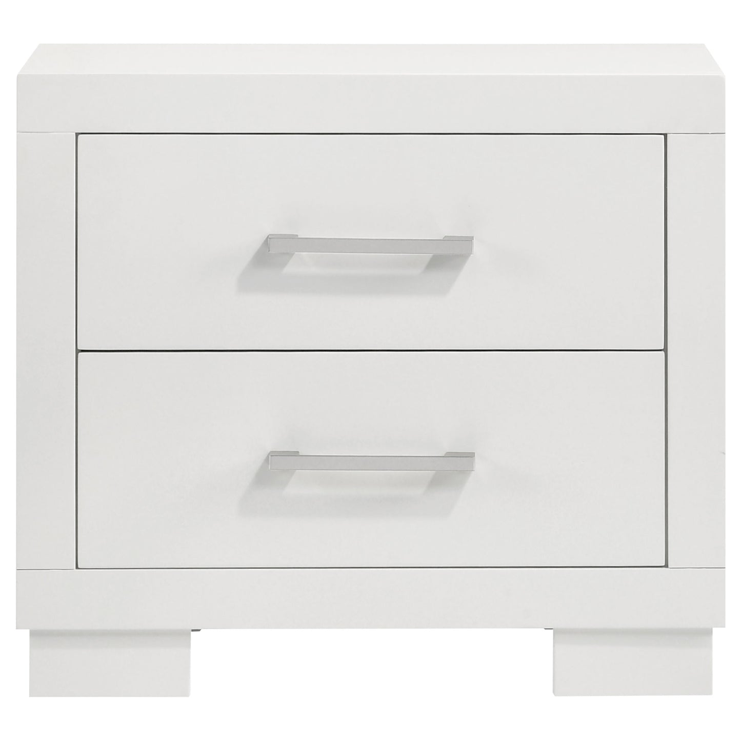 Jessica 5-piece Eastern King LED Bedroom Set Cream White