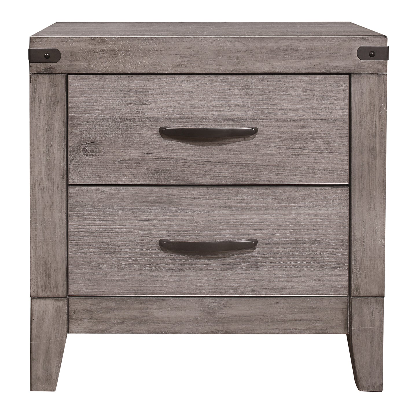 Homelegance Nightstand Woodrow Brownish Gray Finish 2042-4