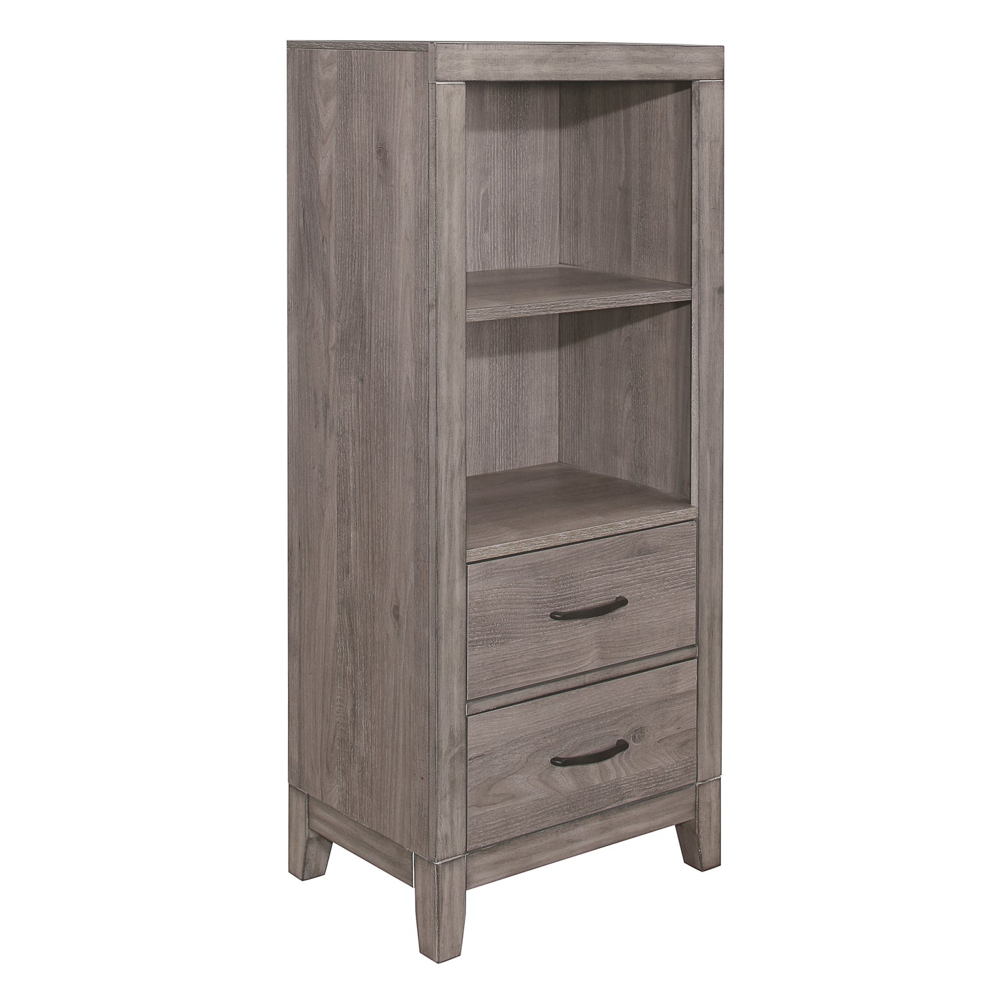 Homelegance Queen Bed Woodrow Weathered-Wood Finish with Storage 2042NB-WBT