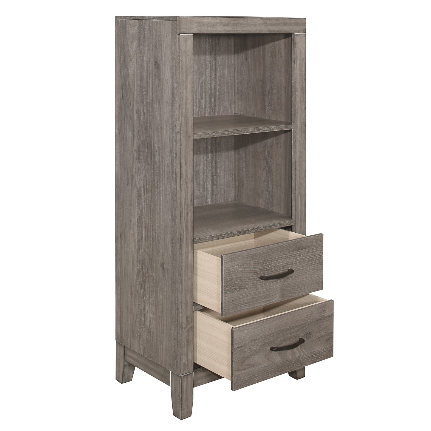 Homelegance Nightstand Woodrow Brownish Gray Finish 2042NB-10