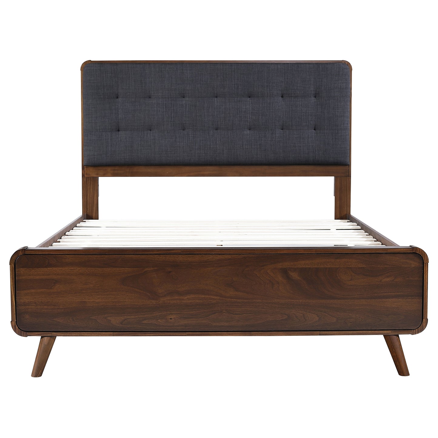 Robyn Wood Queen Panel Bed Dark Walnut