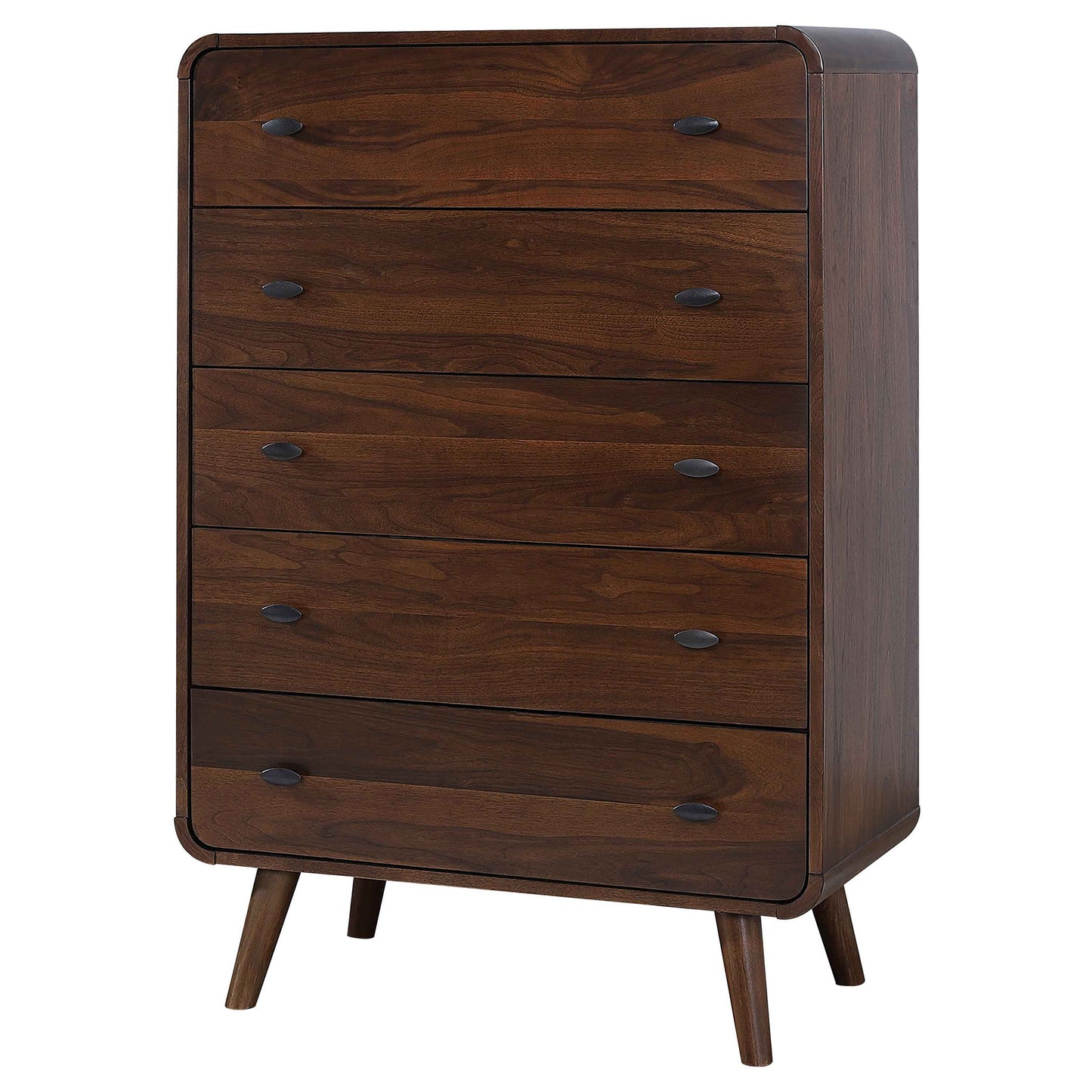 Robyn 5-drawer Bedroom Chest Dark Walnut