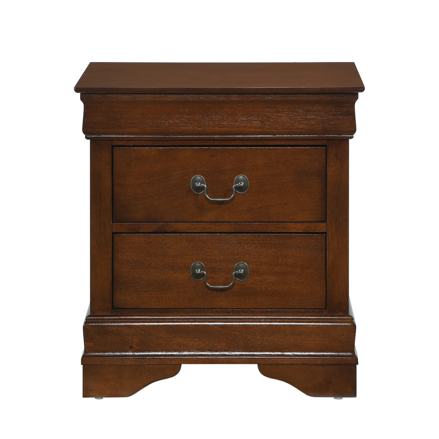 Homelegance Nightstand Mayville Brown Cherry Finish 2147-4