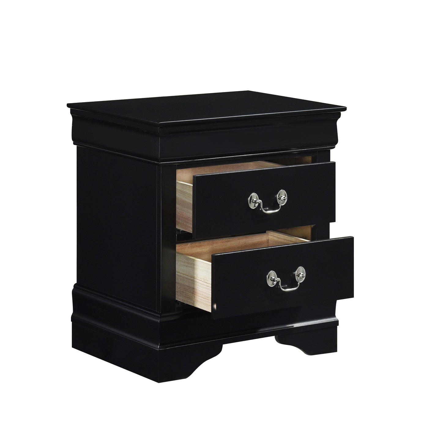 Homelegance Nightstand Mayville Black 2147BK-4