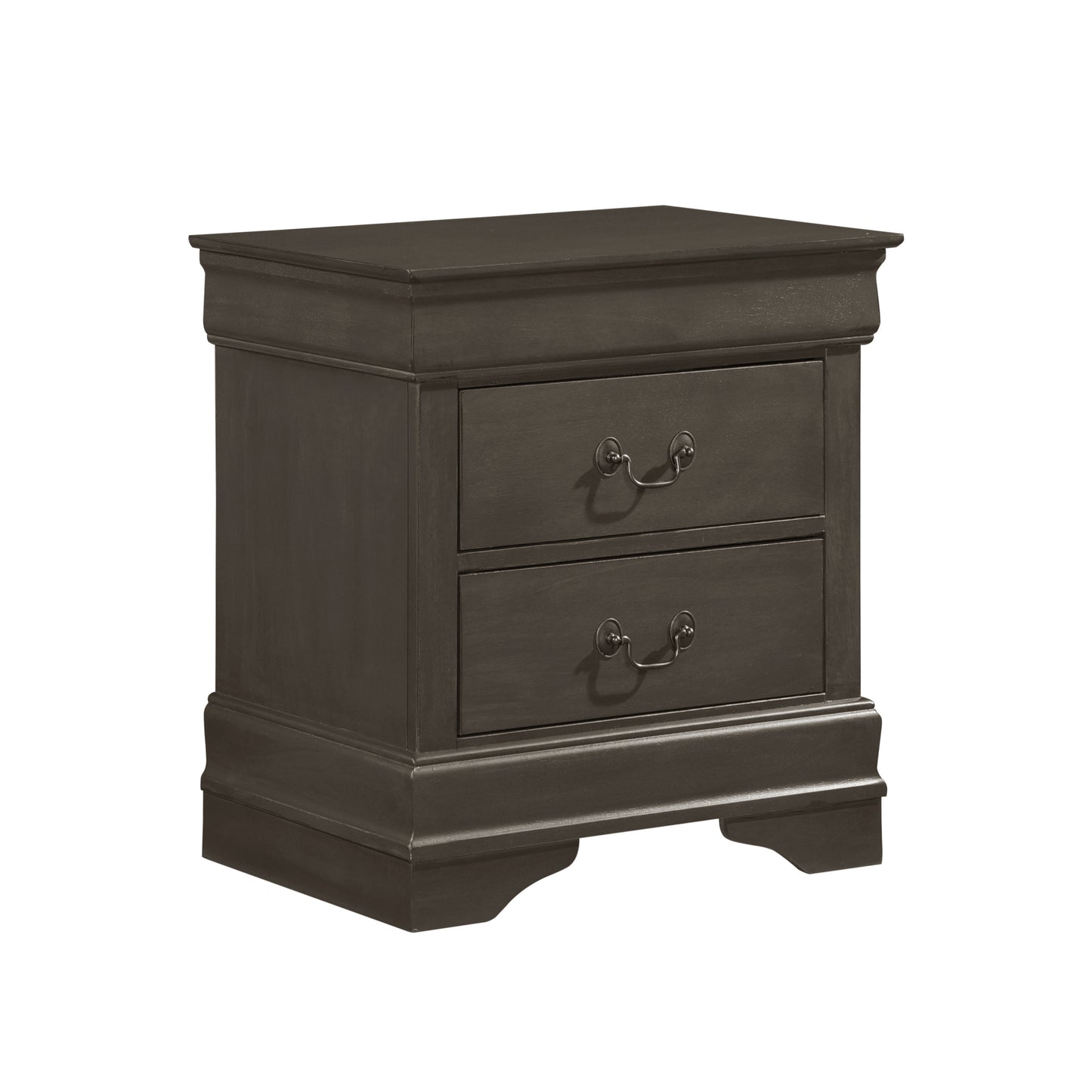 Homelegance Mayville Nightstand in Stained Gray Finish 2147SG-4