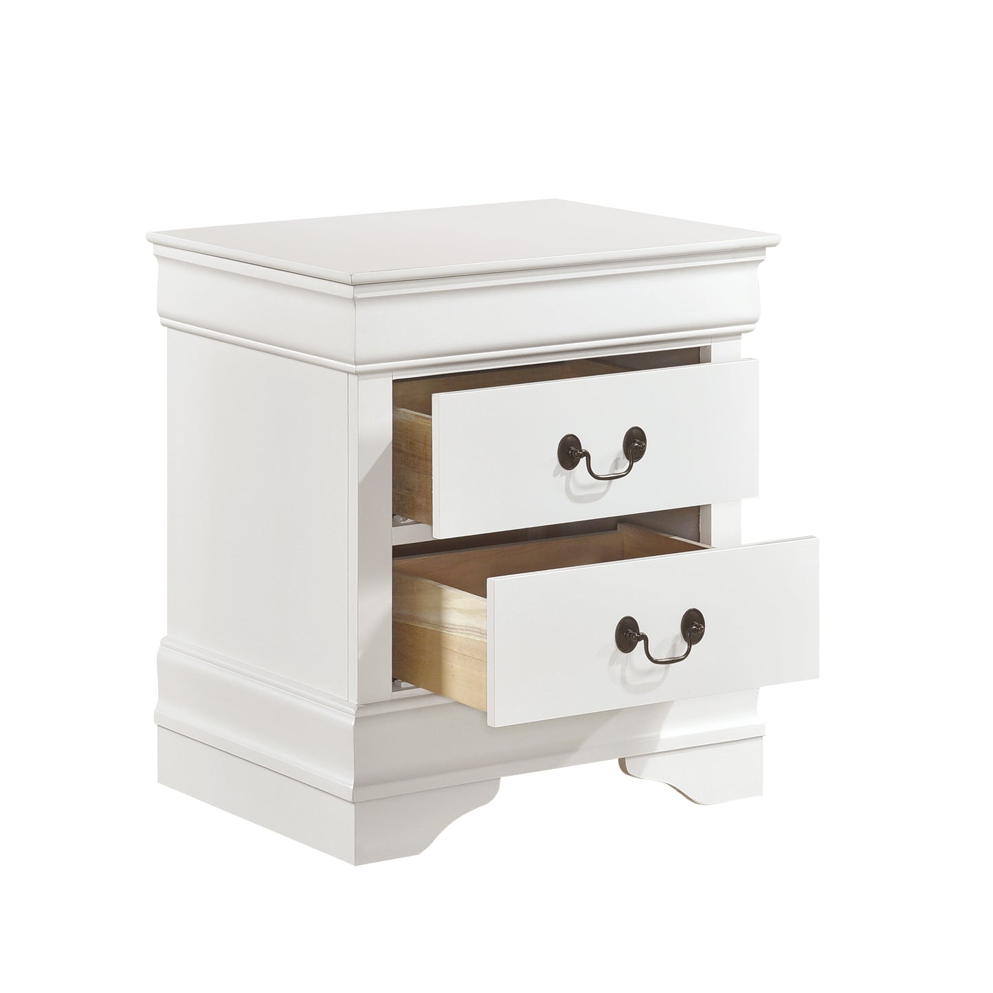 Homelegance Nightstand Mayville White 2147W-4 Timeless Elegance and Functionality