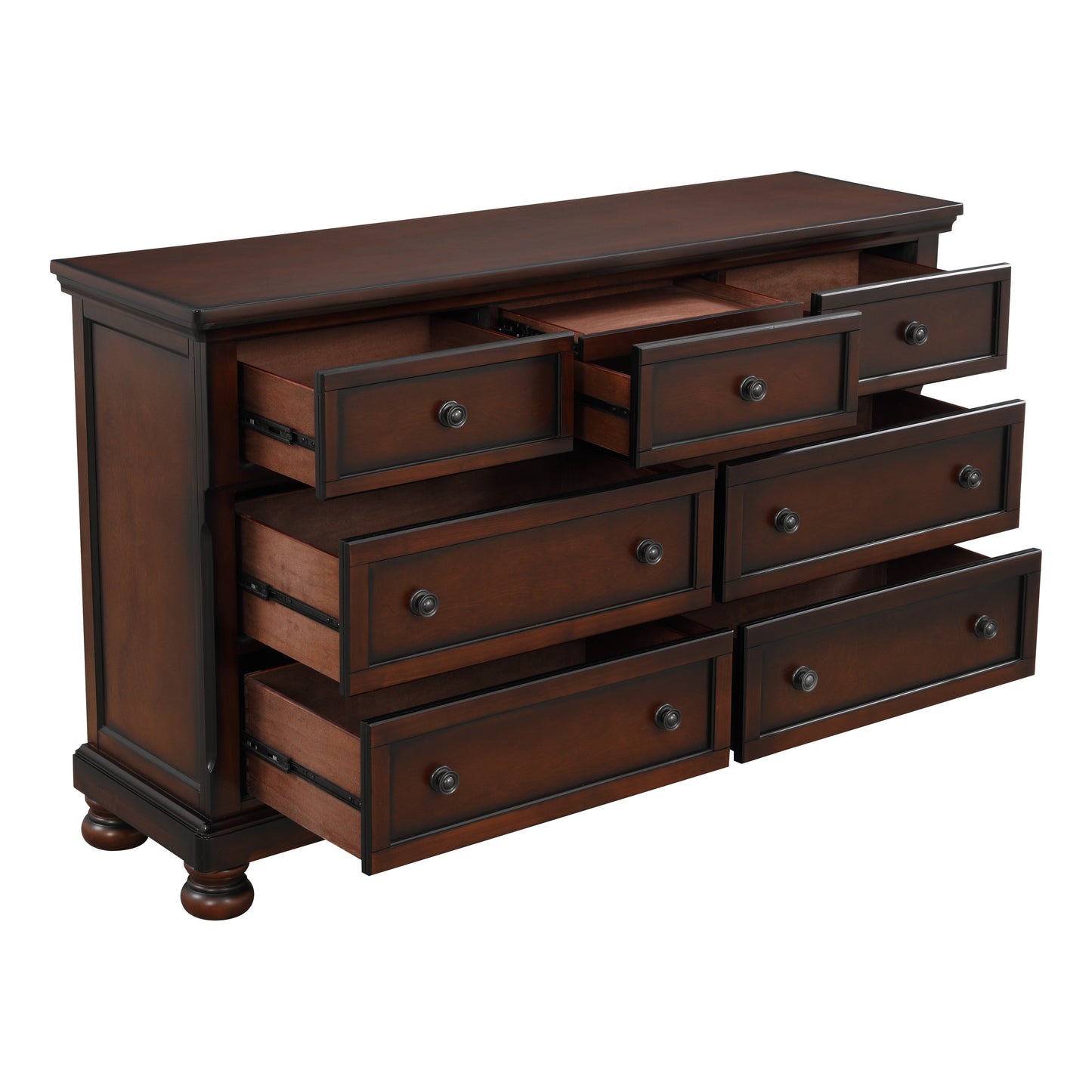 Homelegance Dresser Cumberland Brown Cherry Finish Elegant Design 2159-5