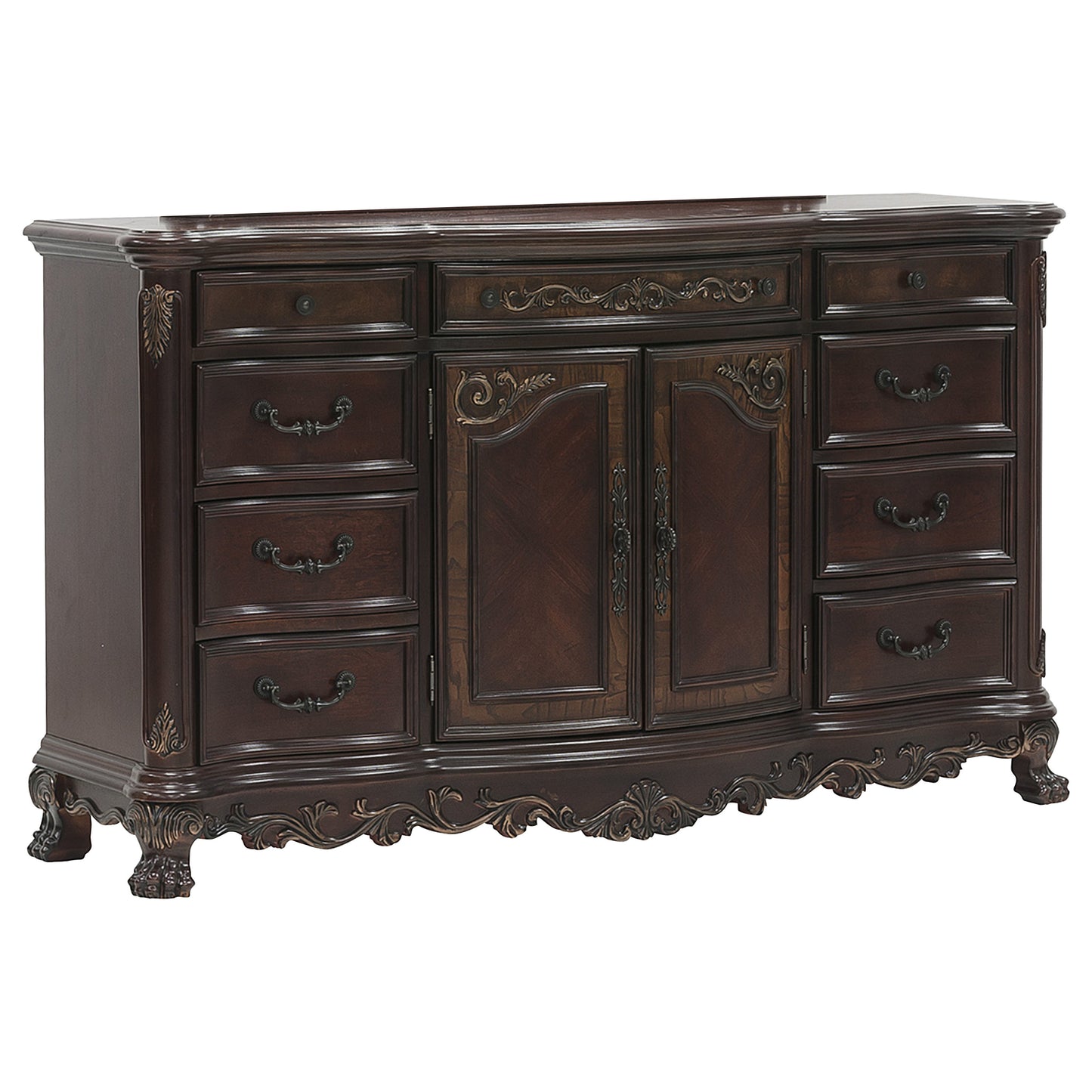 Homelegance Dresser Deryn Park Cherry Finish 2243-5