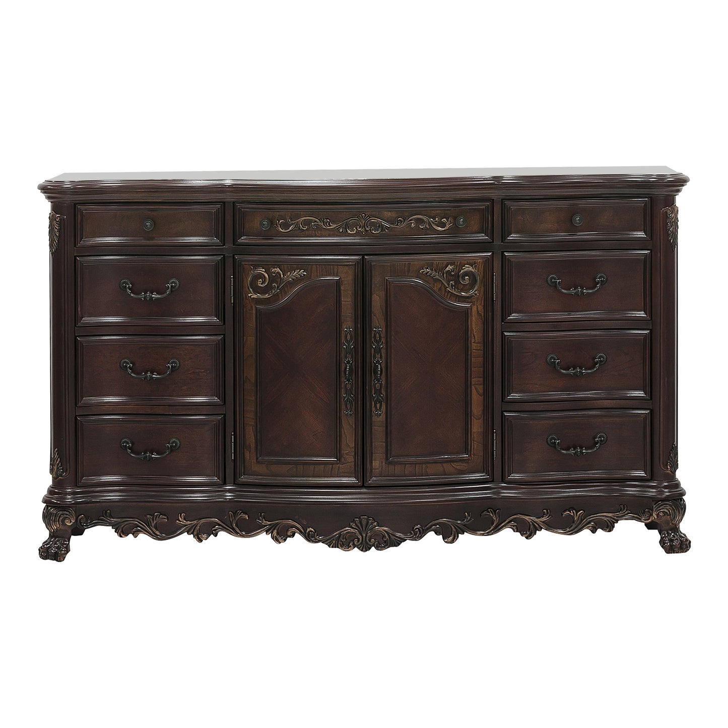Homelegance Dresser Deryn Park Cherry Finish 2243-5