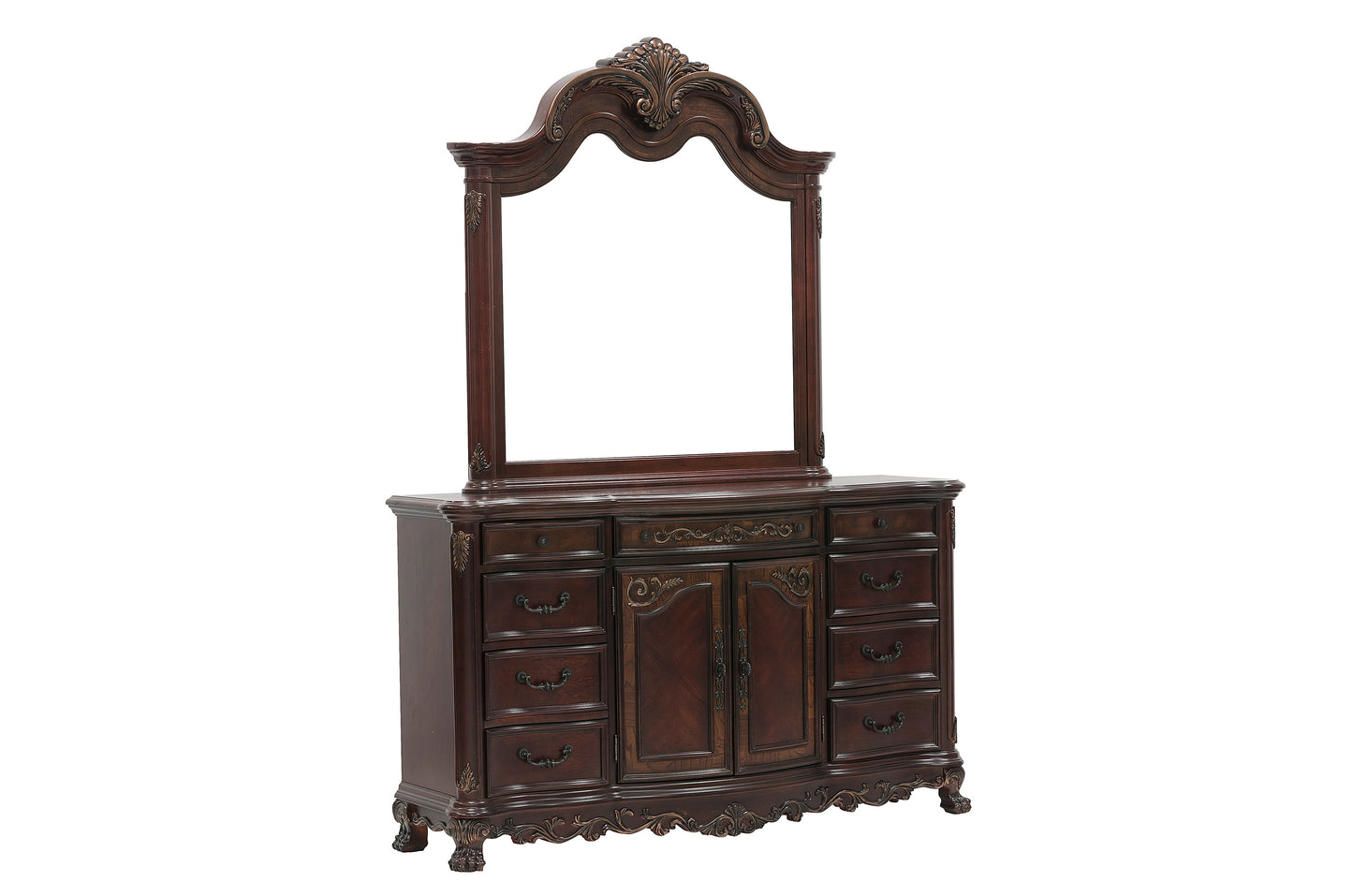 Homelegance Dresser Deryn Park Cherry Finish 2243-5